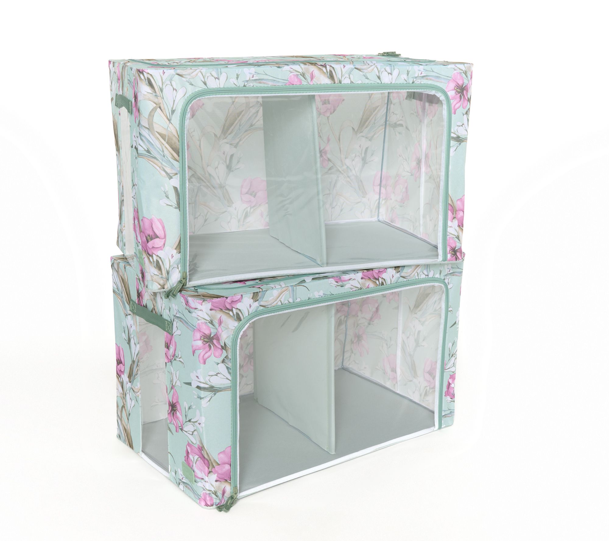 Periea Set of 2 Jumbo Boxes with Removable Dividers