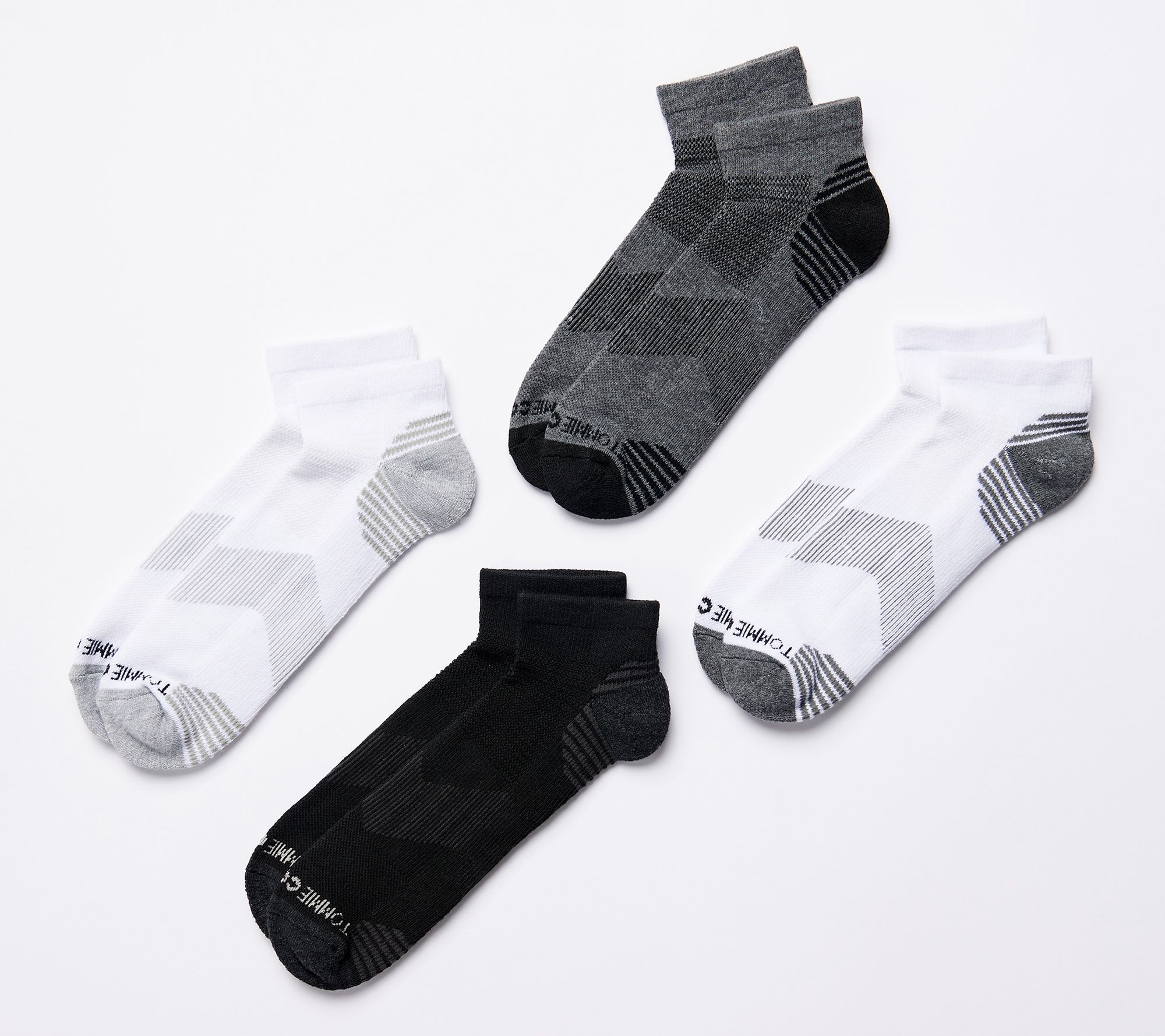 4-Pack Compression Ankle Socks 