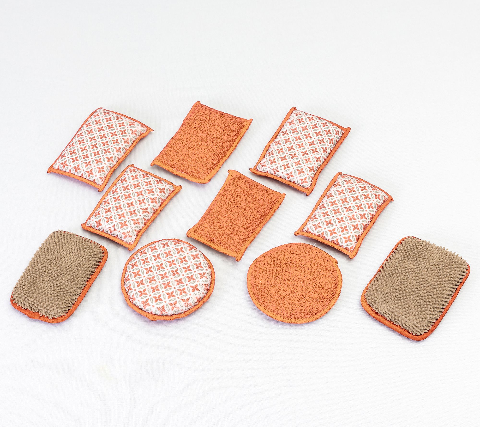 CAMPANELLI Microfiber & Diamondfiber Washable 10pc Sponge Set