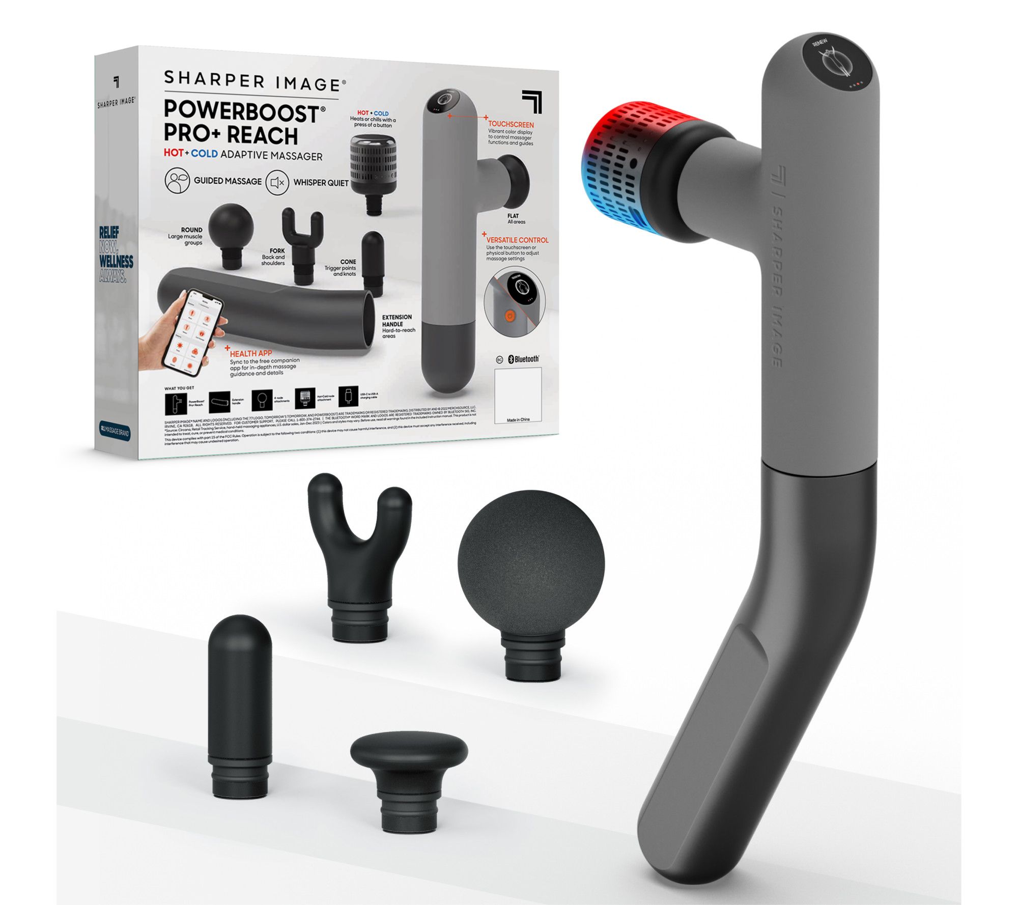 "As Is" Sharper Image Powerboost Pro+ Reach Massager