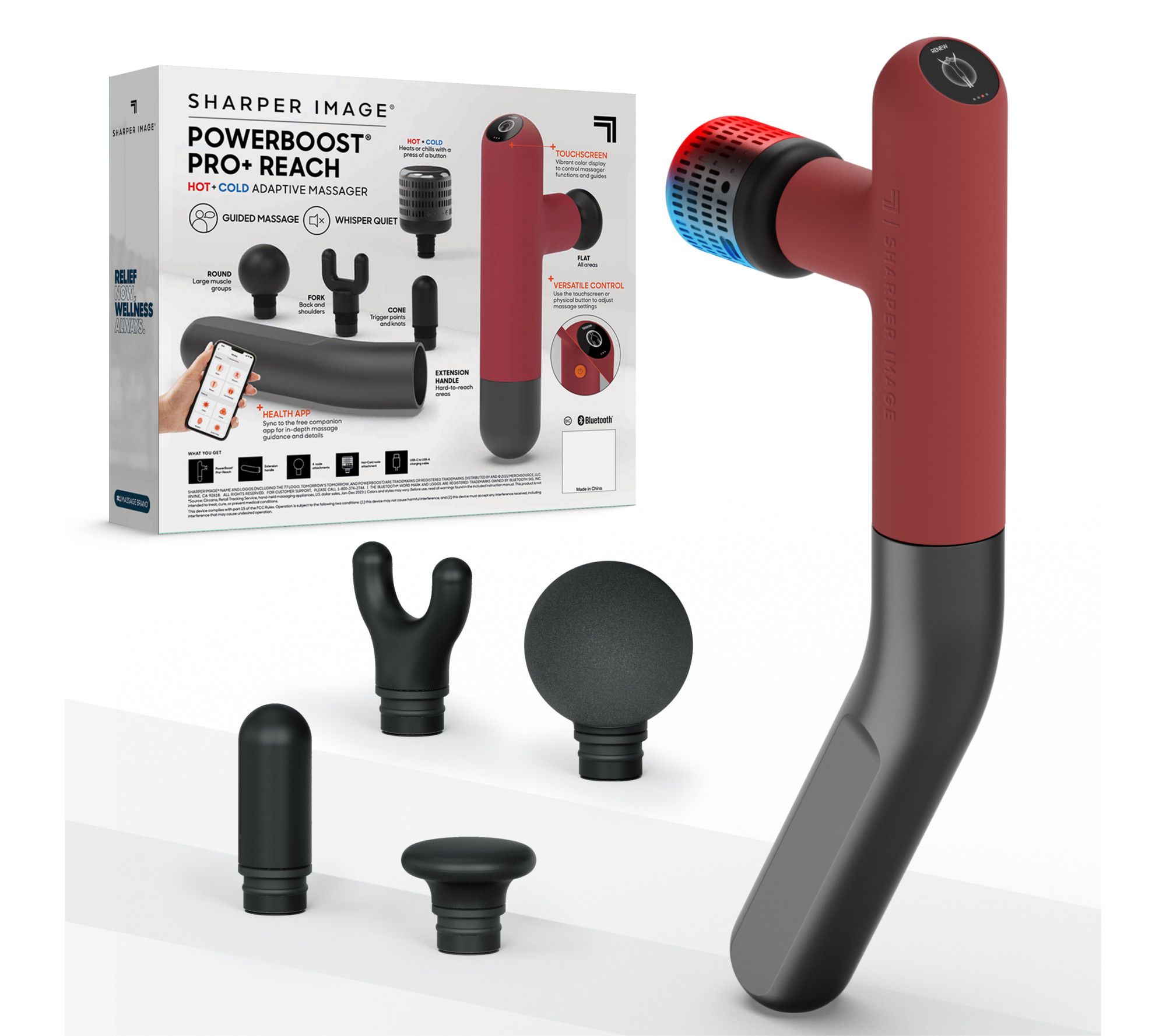 "As Is" Sharper Image Powerboost Pro+ Reach Massager