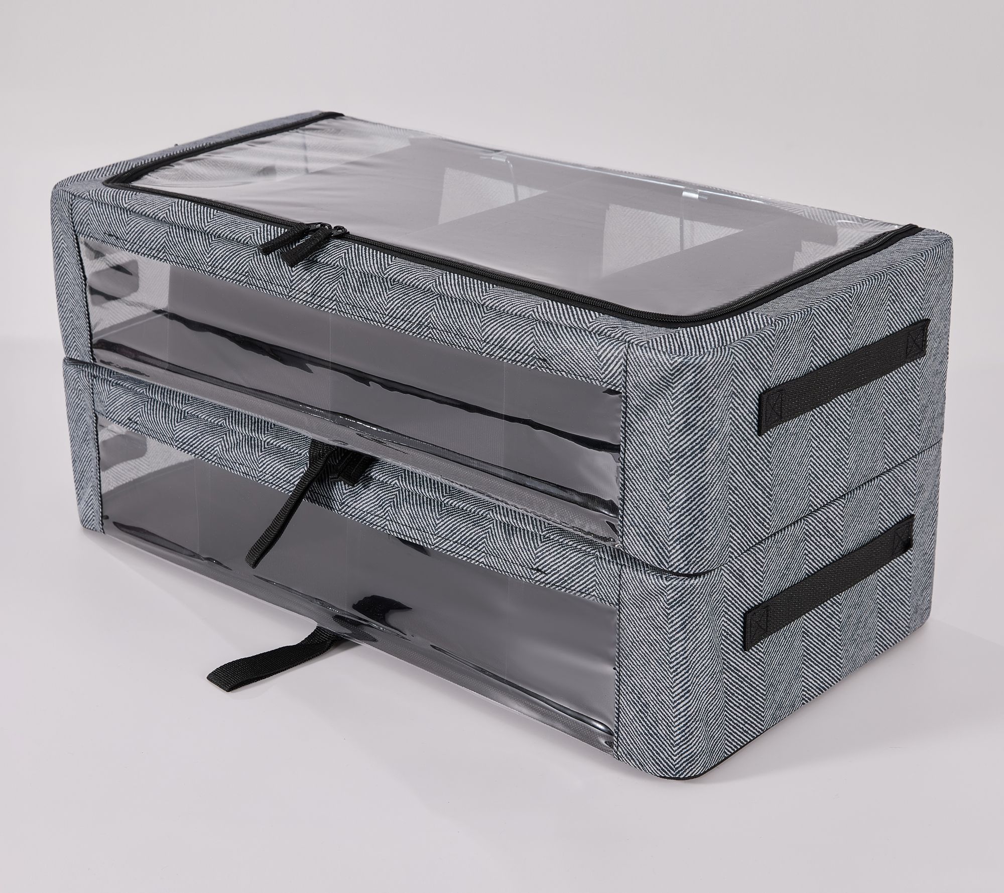 "As Is" Periea Set/2 Med Storage with Dividers and Gliders