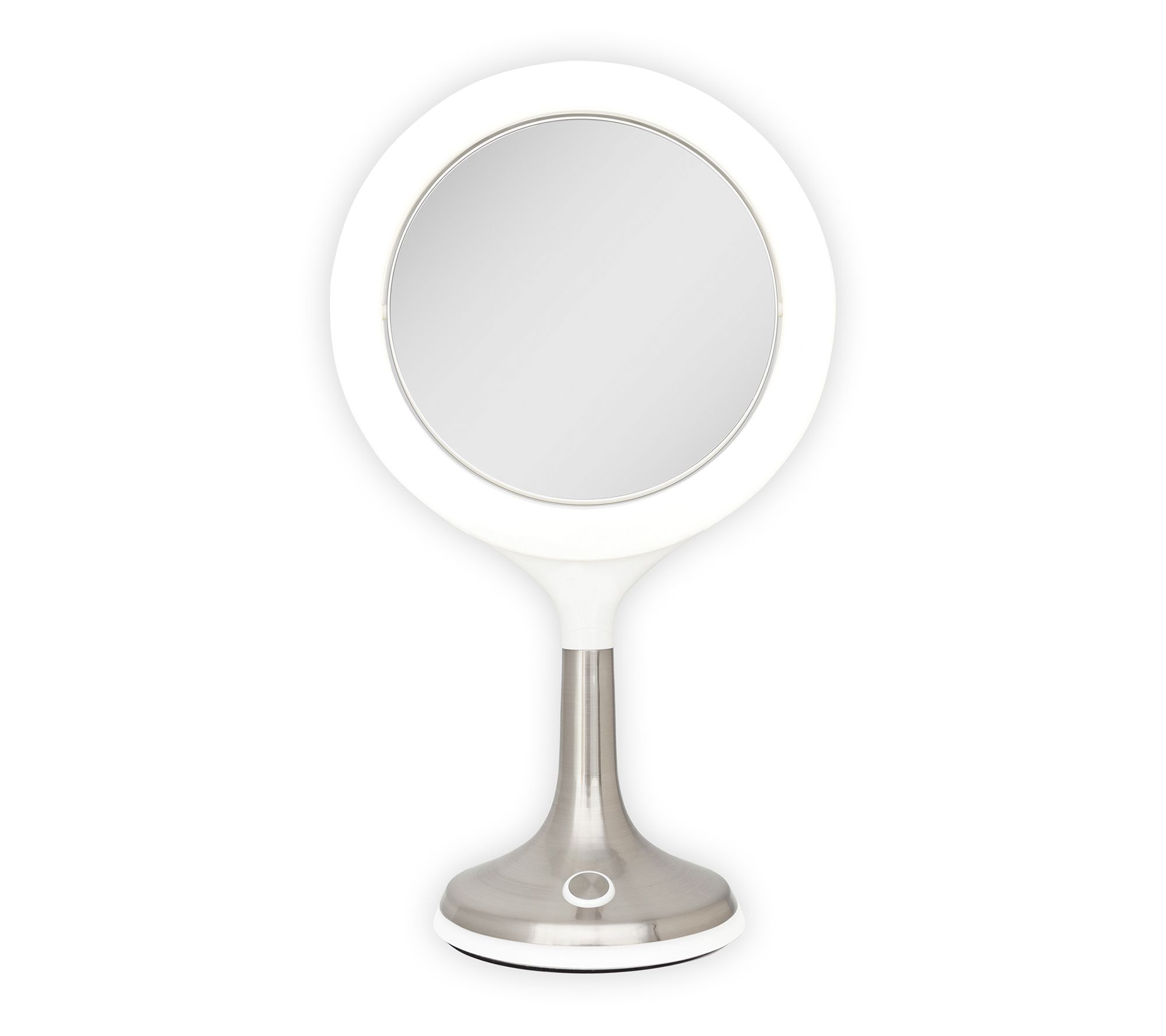 Solana LED 360 Degree Light Ring Mirror w/ 1x/8x by Eleganze