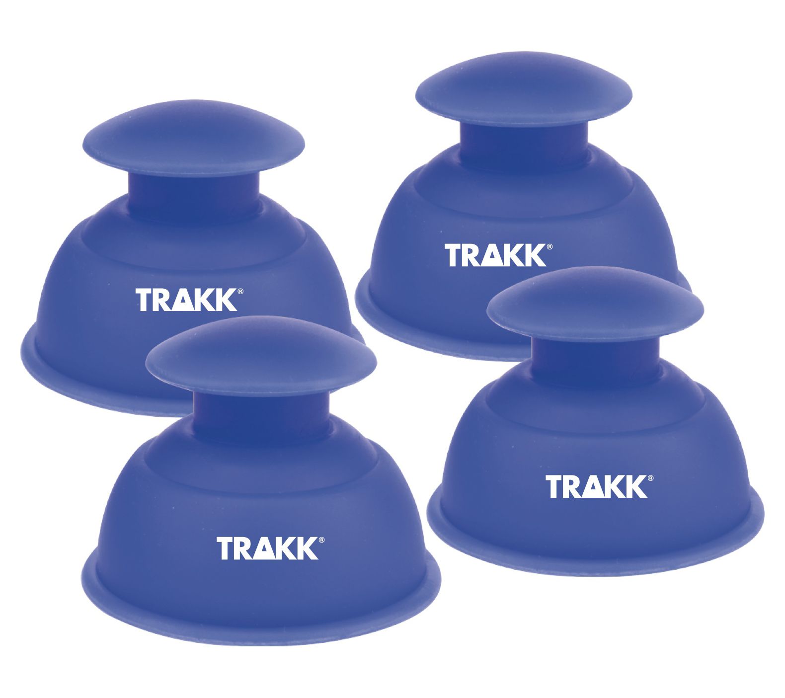 TRAKK Set of 4 Cupping Therapy w/ Carry Bag