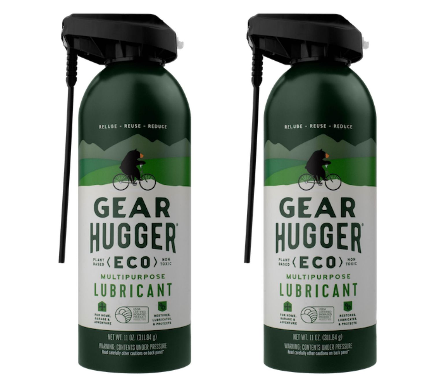 Gear Hugger Set of 2 11oz Multi-Purpose Lubricant