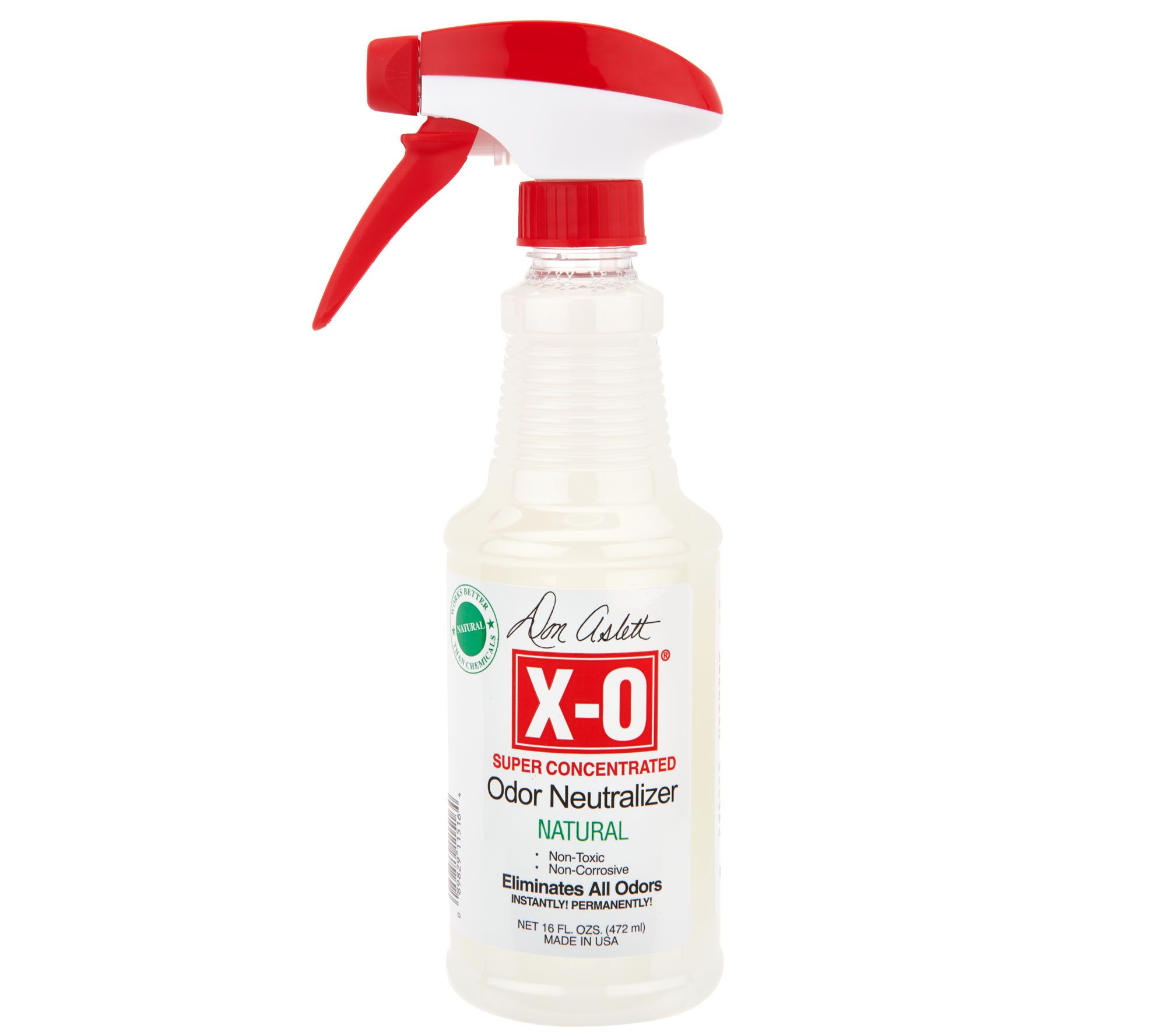Don Aslett's 16oz XO Odor Neutralizer w/ 16oz Refill Concentrate