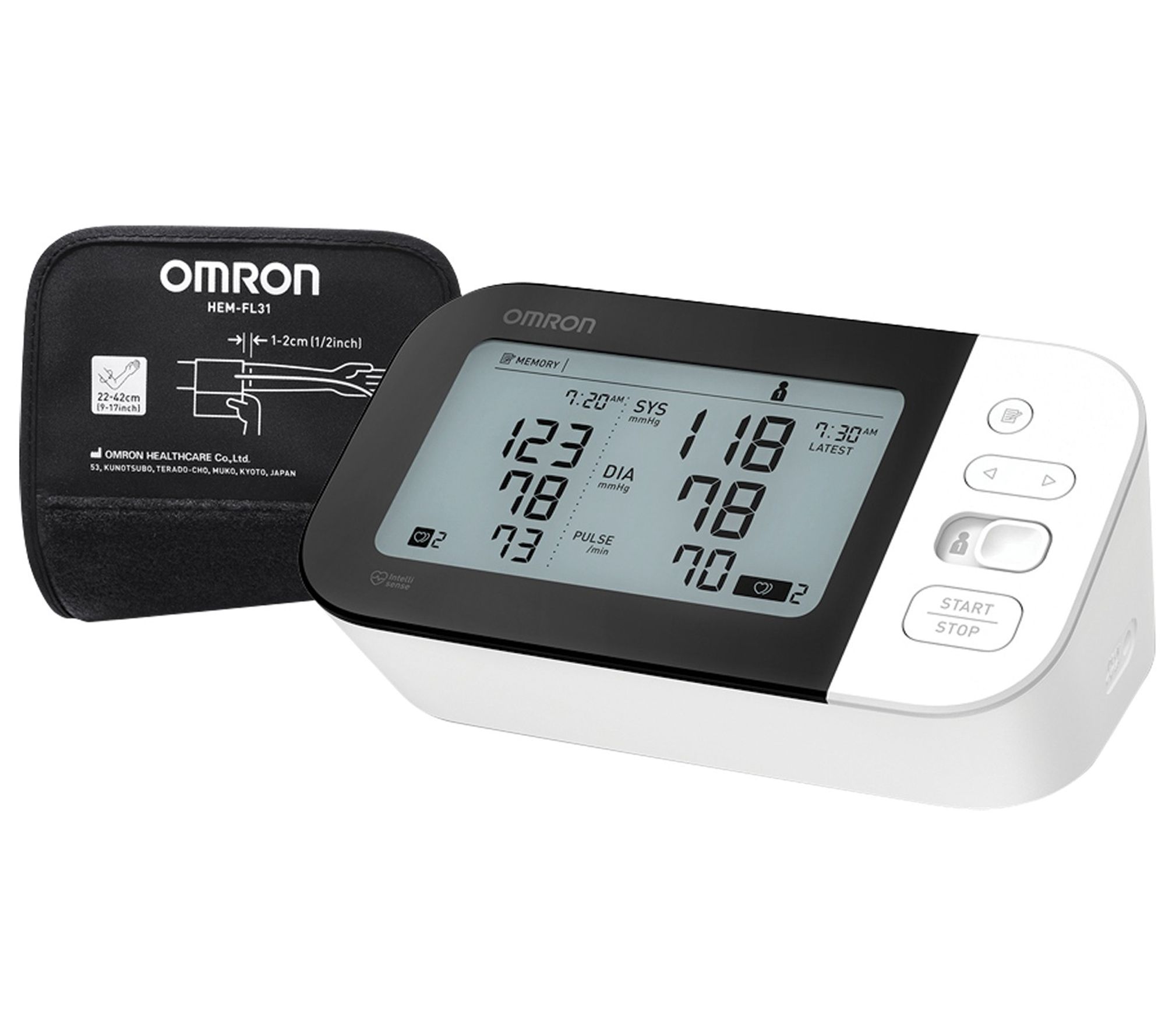 Omron 5 Series Blood Pressure Monitor Kit with IntelliSense
