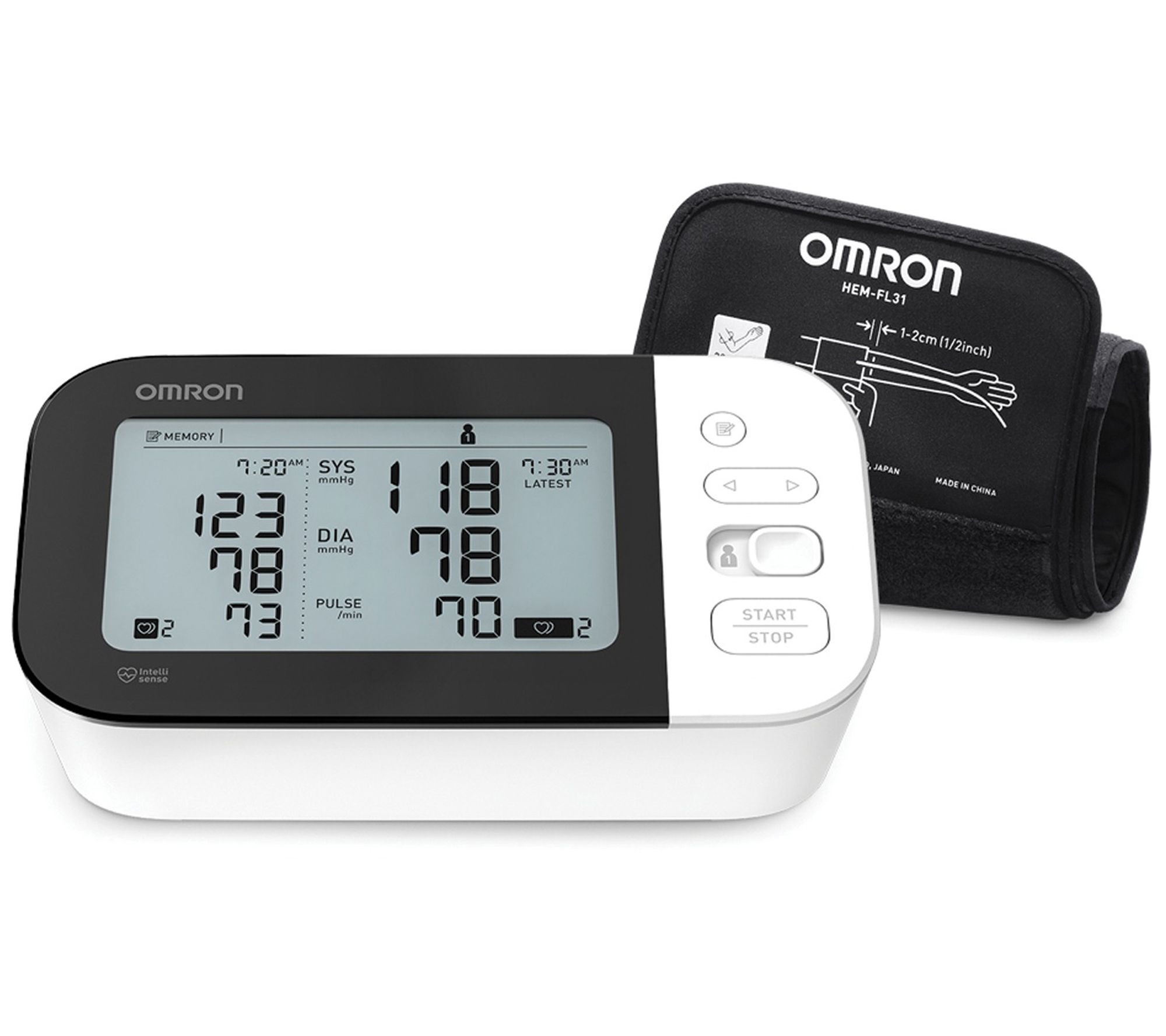 Omron 7 Series Upper Arm Blood Pressure Monitorand Comfit Cuff