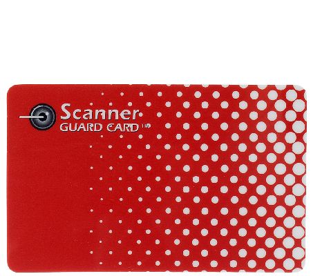 Scanner Guard 2 Sets of 2 RFID Protecting Cards for Wallets - QVC.com
