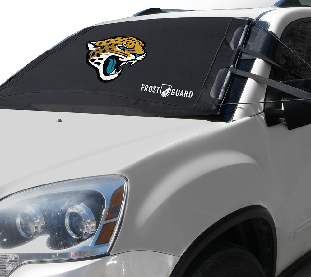 FrostGuard Plus Winter Windshield Cover with Built-in Security Panels and  Wiper Blade Coverage + Mirror Covers - Weather Resistant; Protects from
