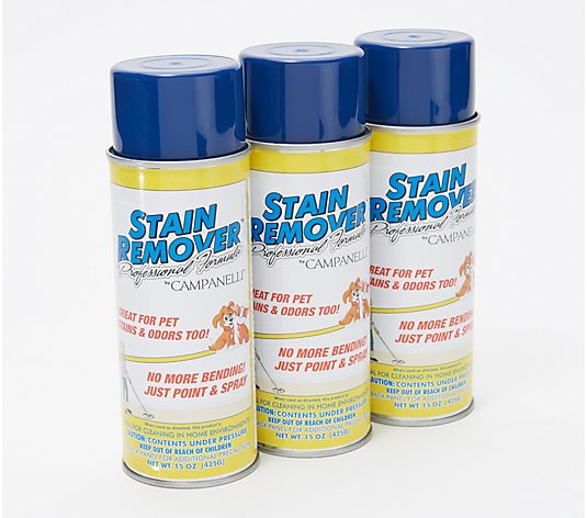 Set of 3 Professional Point & Spray Stain Removers by Campanelli