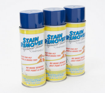 Set of 3 Professional Point & Spray Stain Removers by Campanelli - V36568