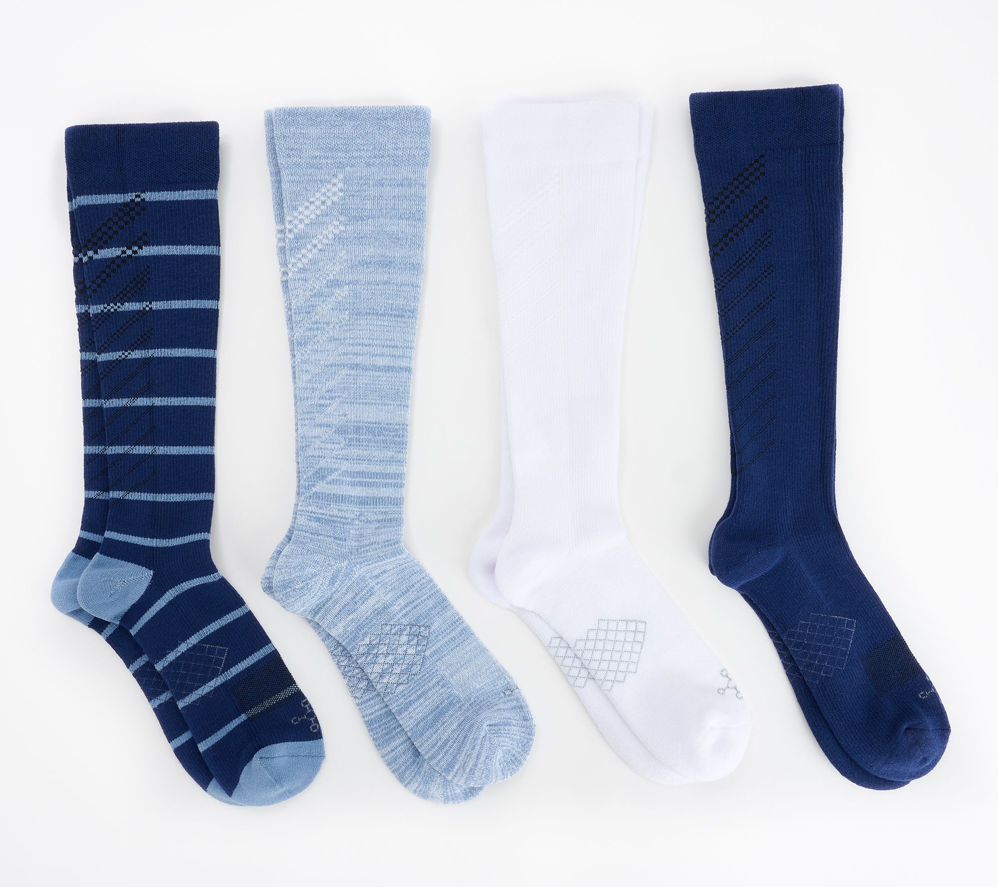 Amazon.com: Bcurb Graduated Compression Socks (4 Pair) Men