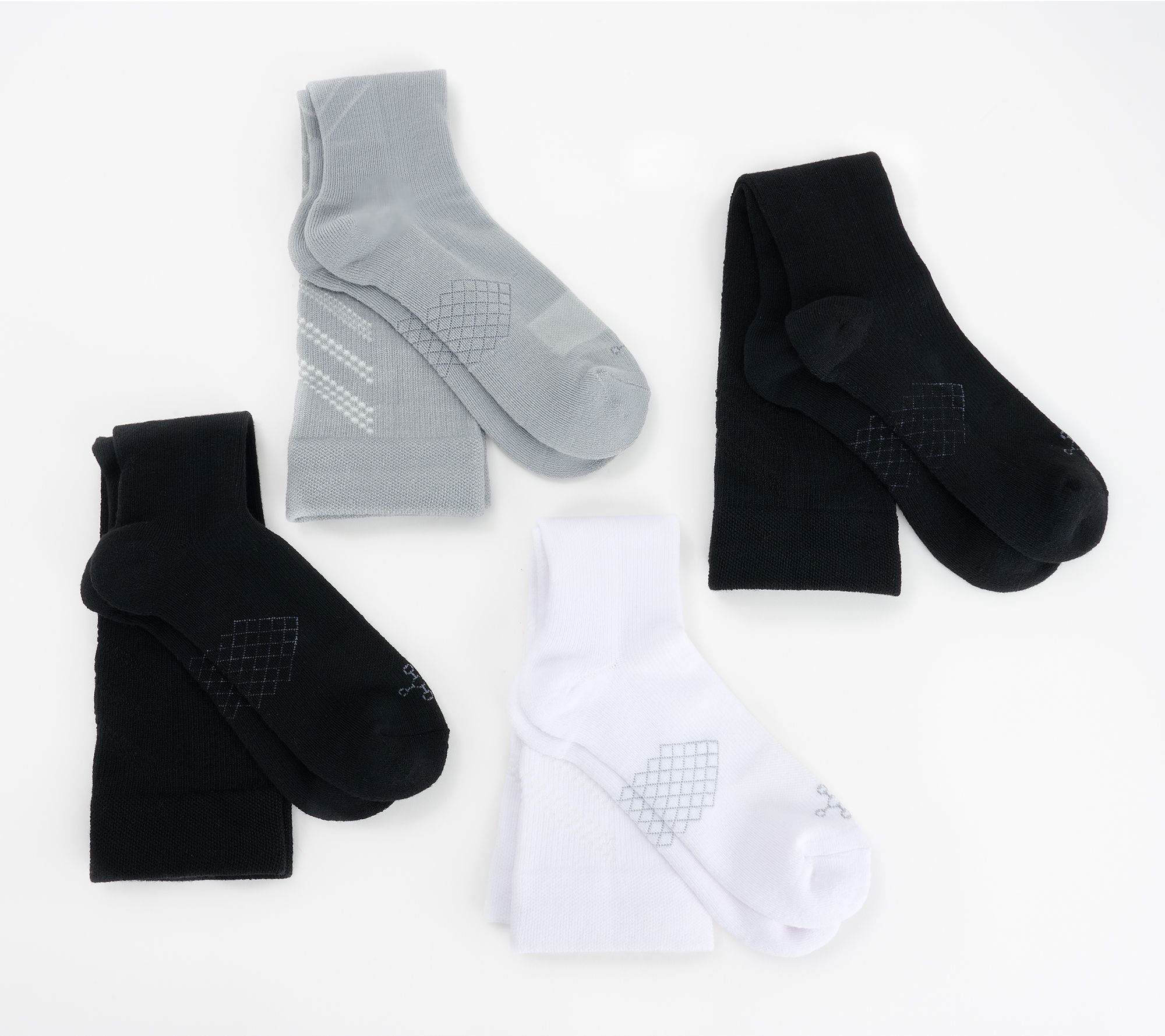 Tommie Copper 4pk UltraBlend OTC Compression Socks