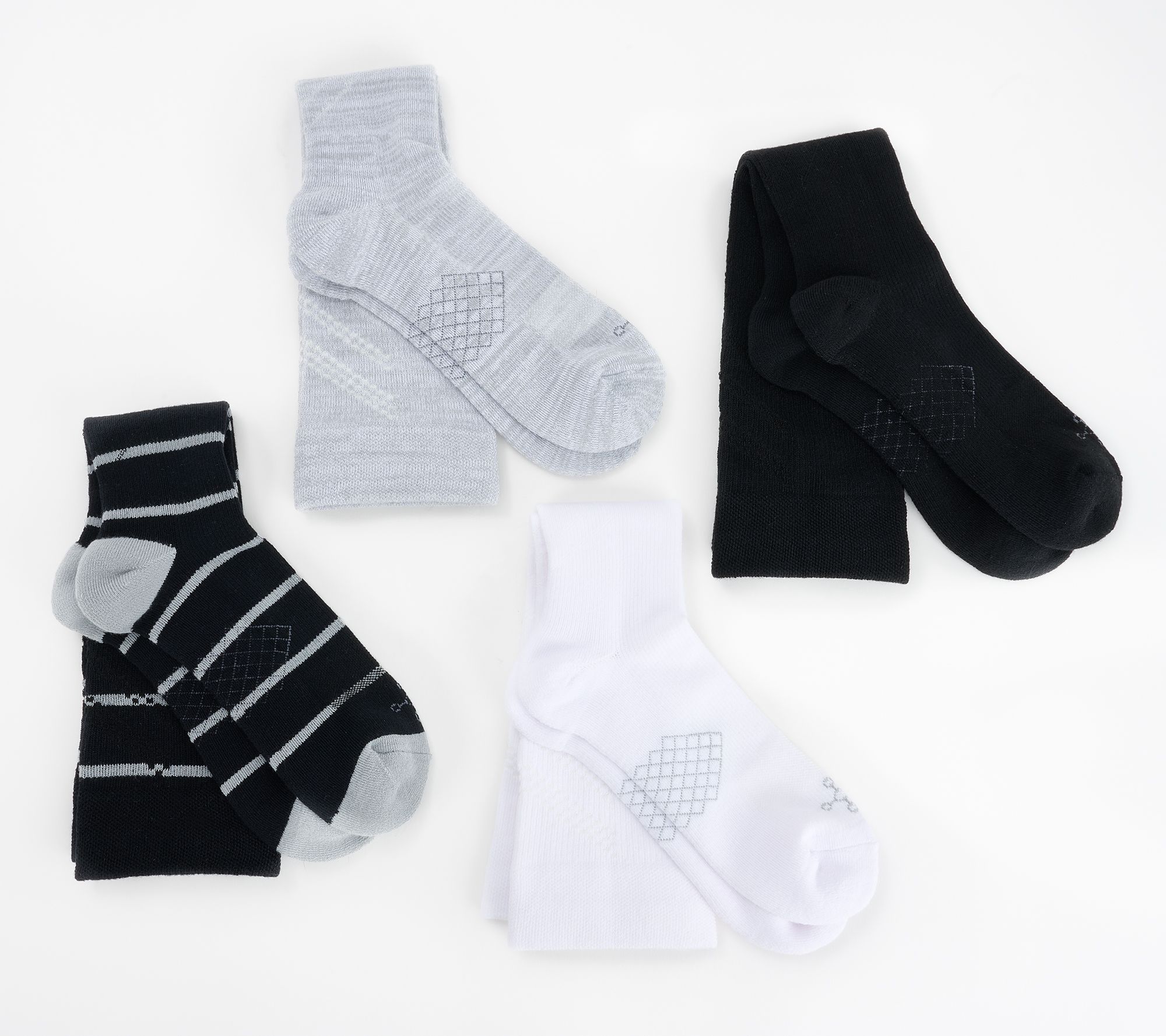 Tommie Copper 4pk UltraBlend OTC Compression Socks