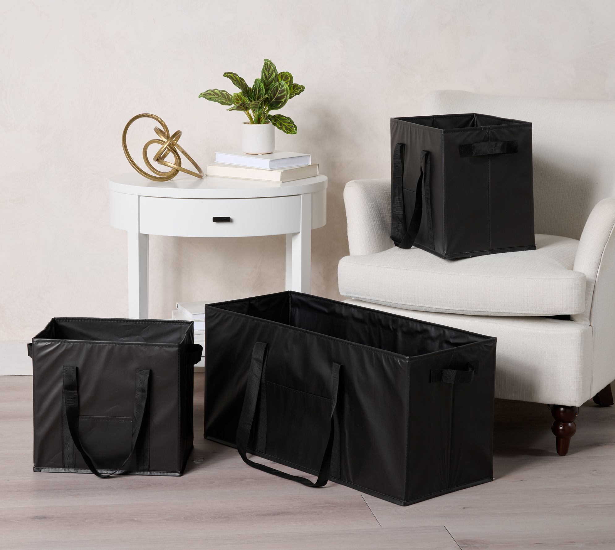 "As Is" DuraSack Set/3 Collapsible Nesting Storage Totes
