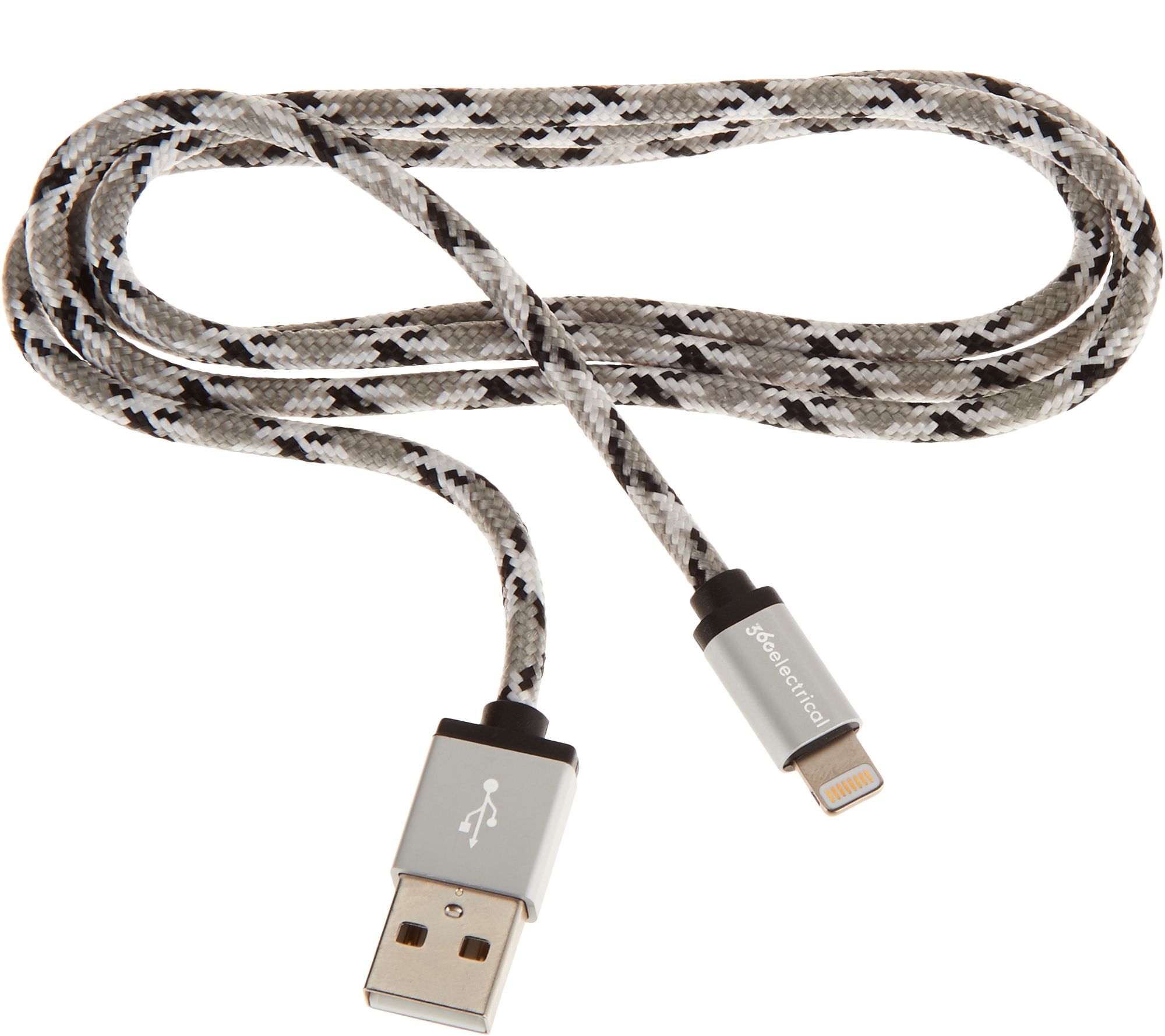 360 Electrical Set of Three 3' Braided Charging Cables