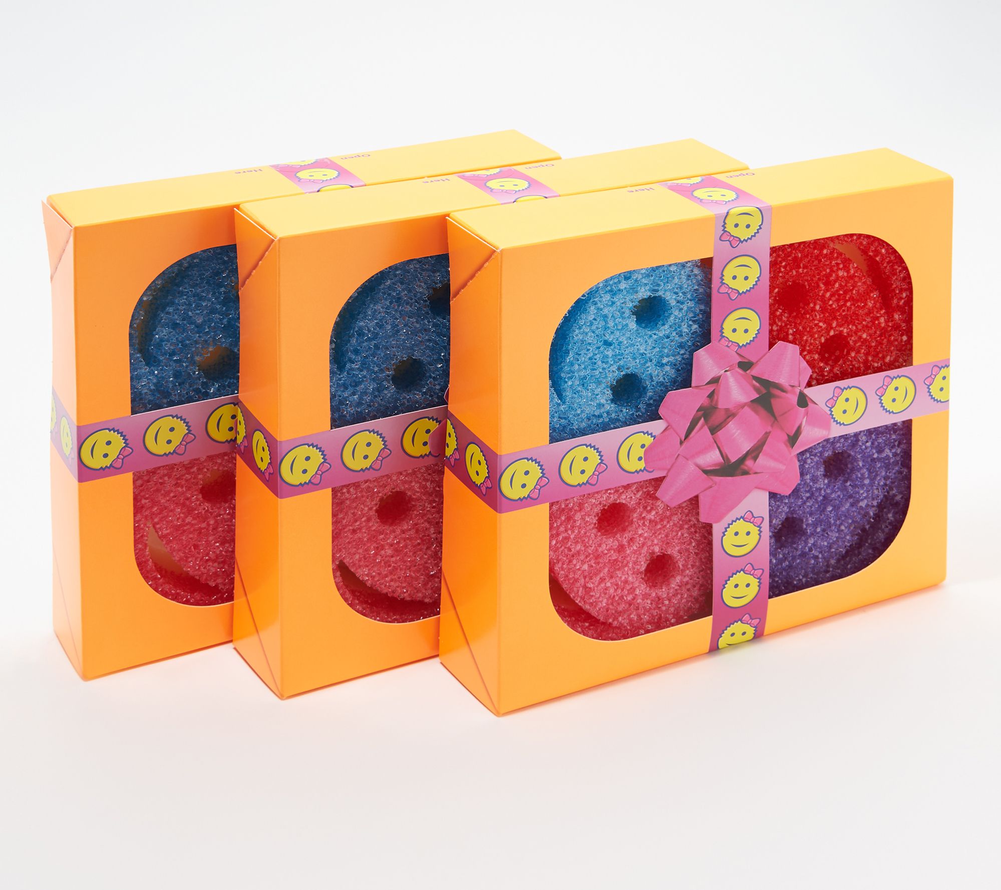 Scrub Daddy Set of (3) Multi-Color 4-Piece Sponge Gift Sets 