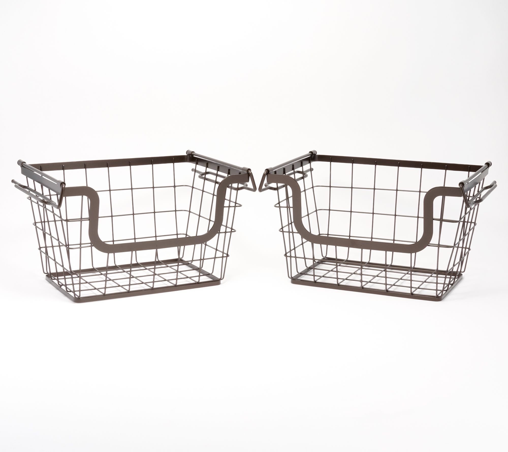 "As Is" Pop-It Set of 2 Wire Sliding and Stackable Drawers