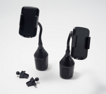 Limitless Set of 2 Universal Phone Mount for Cup Holder/Air Vent - V37571