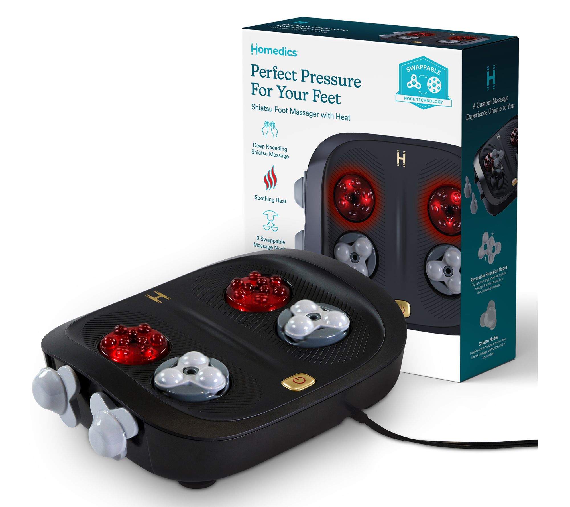 Homedics ModMassage Shiatus Foot Massager Customizable