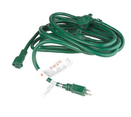 Outdoor Multi-Outlet 25ft Extension Cord w/Auto-Timer - Page 1 — QVC.com