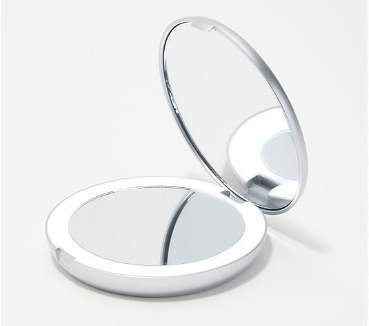 Fancii Lumi Led Lighted Compact 10x 1x, What Is The Highest Magnification Mirror