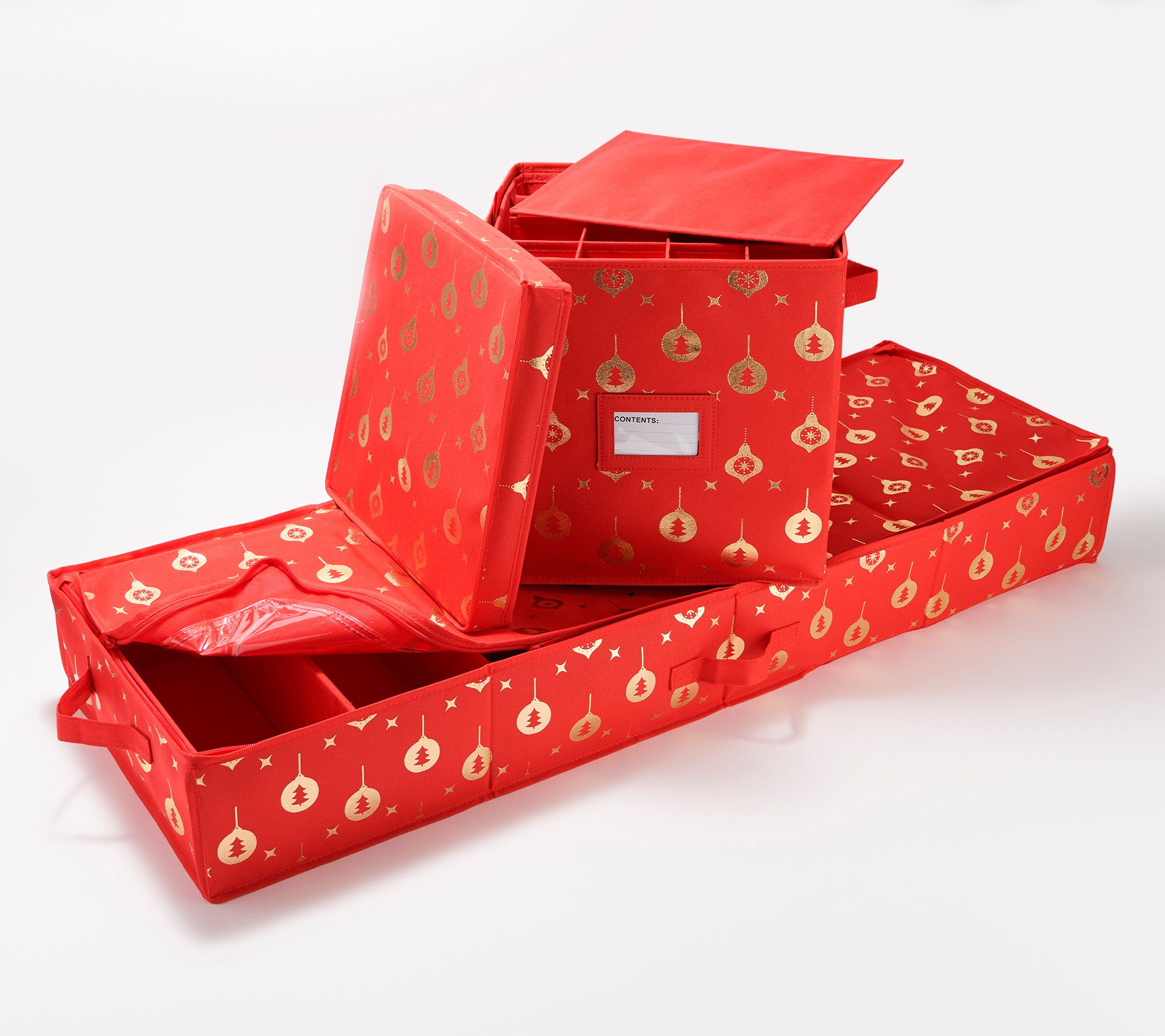 Tidy  Co. Holiday Storage Ornament Box  Multi- Purpose Storage