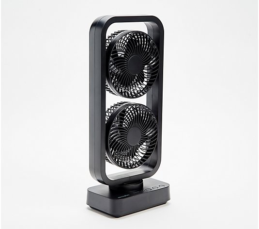 Aeroplus Cordless Rechargeable Dual-Head Cooling Fan