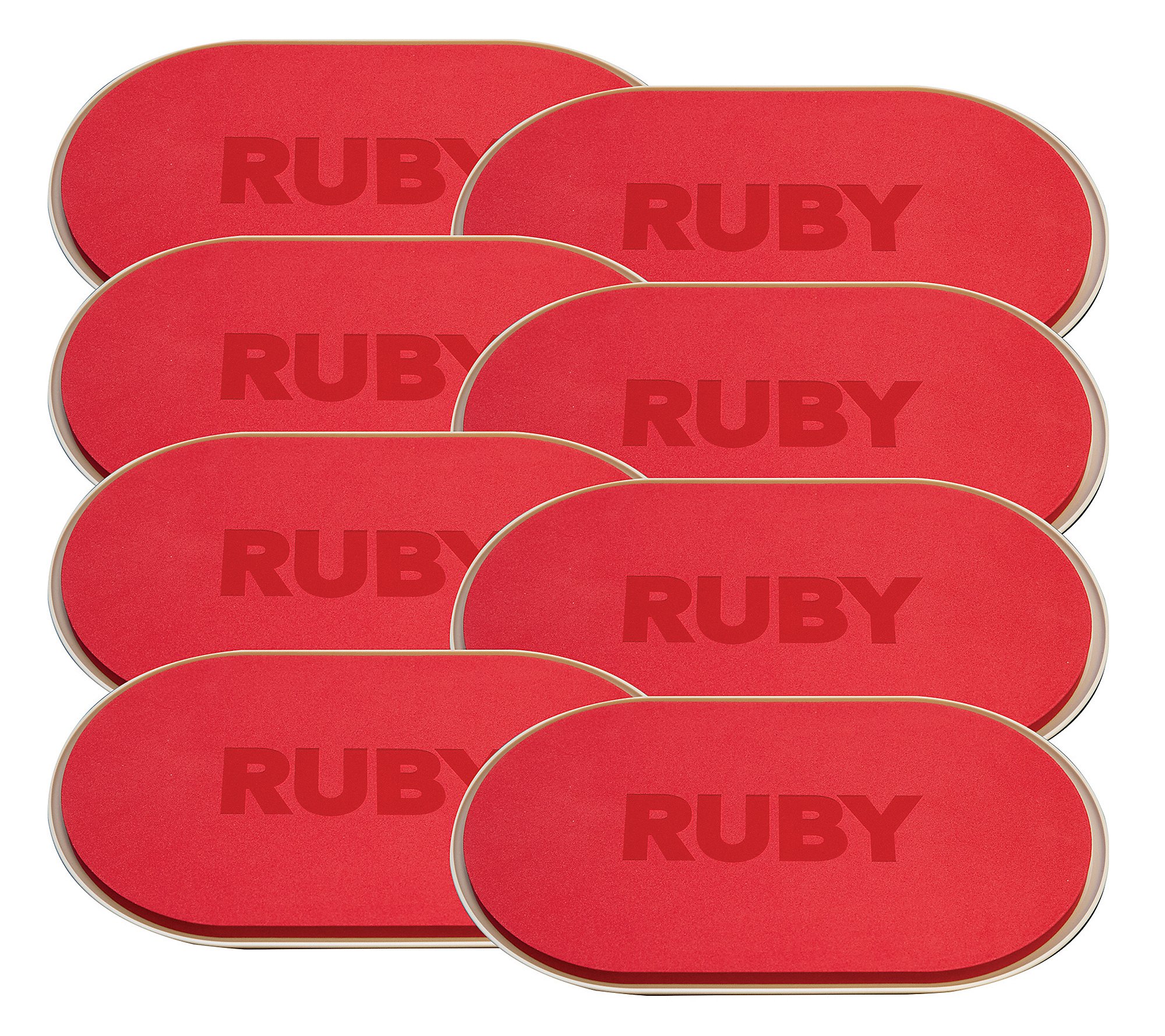 Ruby Movers Set of 8 Furniture Sliders