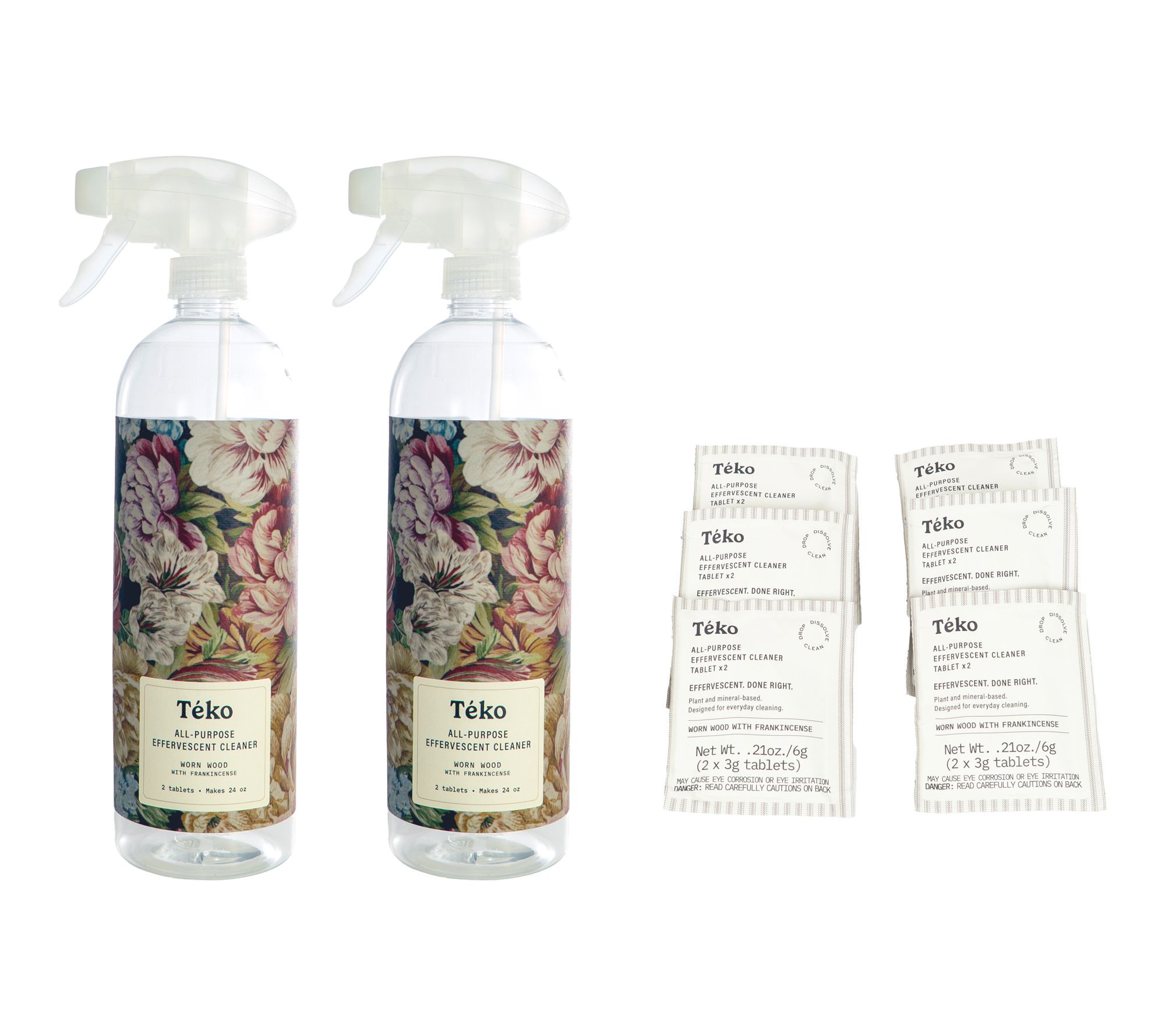 TEKO Cleaning Supply Kit Effervescent Clean Solution