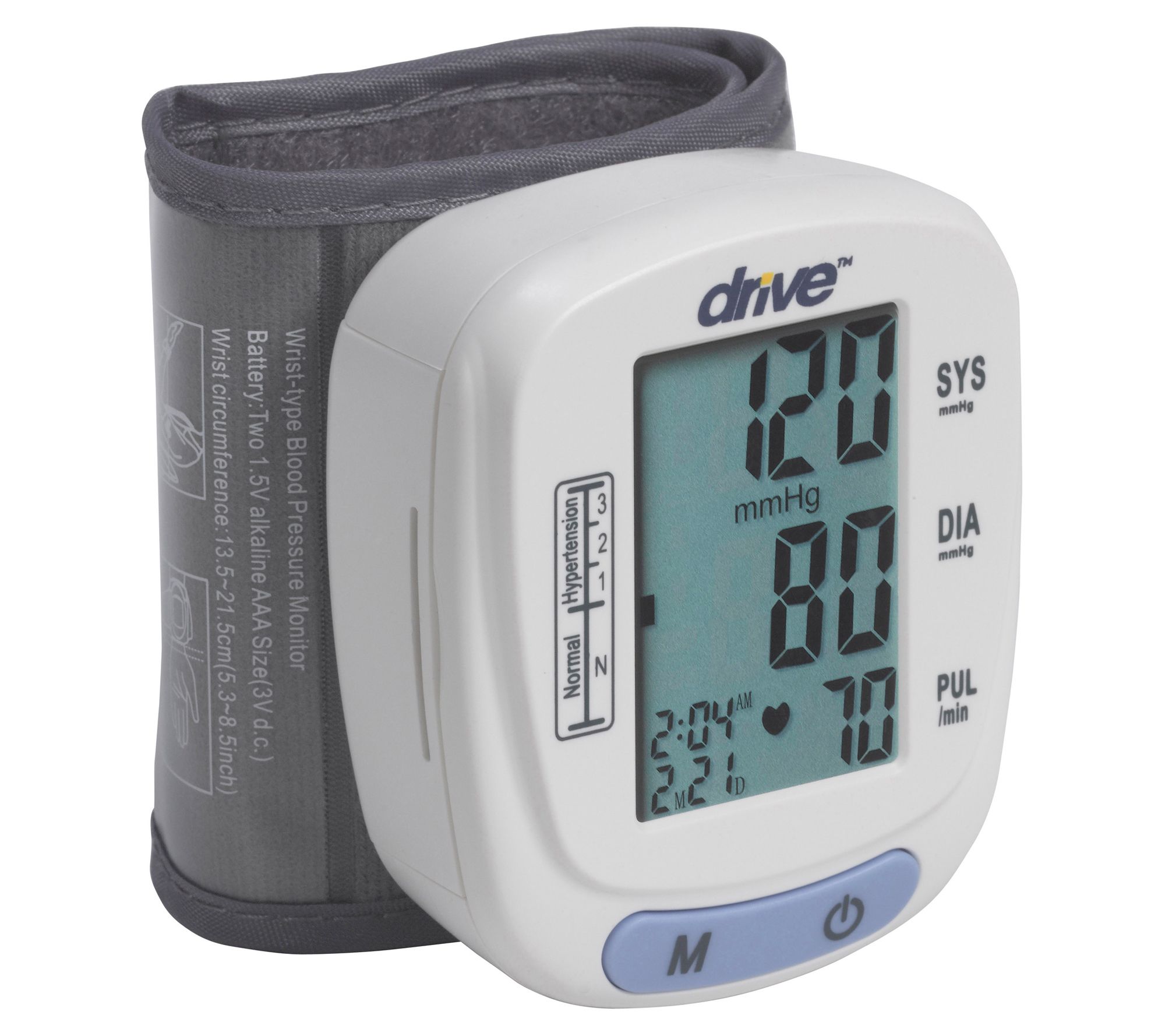 Drive Medical Automatic Blood Pressure MonitorWrist Model