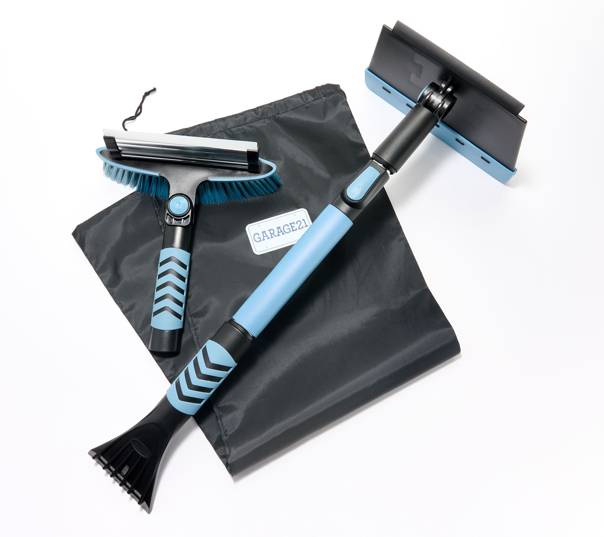 Garage21 Telescoping 4-in-1 Snow and Ice Tool w/ Storage Bag