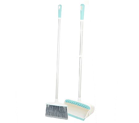 Broom Groomer Pro Upright Broom and Dustpan Set by Quirky 