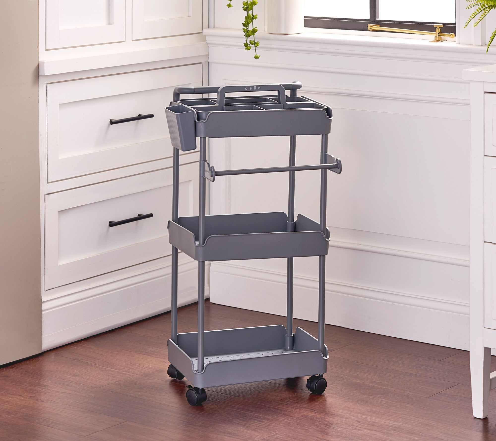 "As Is" Cella 3 Tier Universal Cart with Removable Caddy