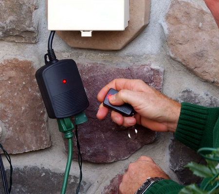 Outdoor Wireless Remote Control Dual Outlets by Globe Electric 