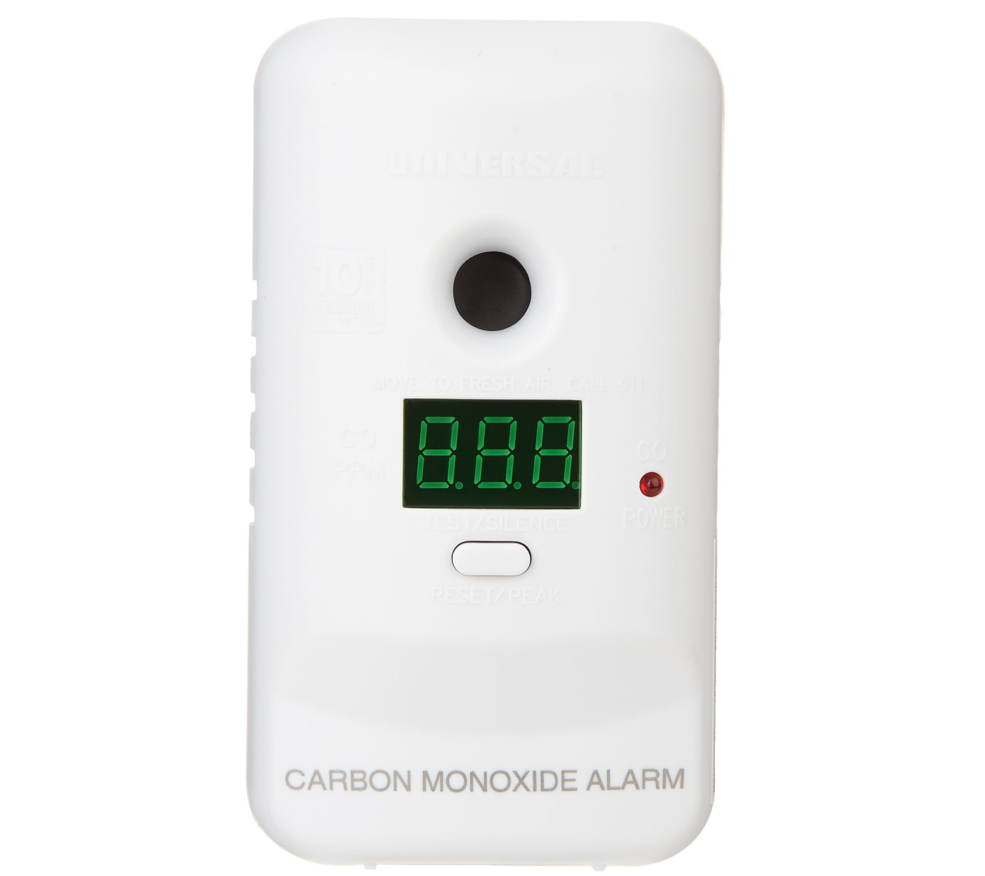 Usi Carbon Monoxide Alarm With 10 Year Battery Page 1 Qvc Com