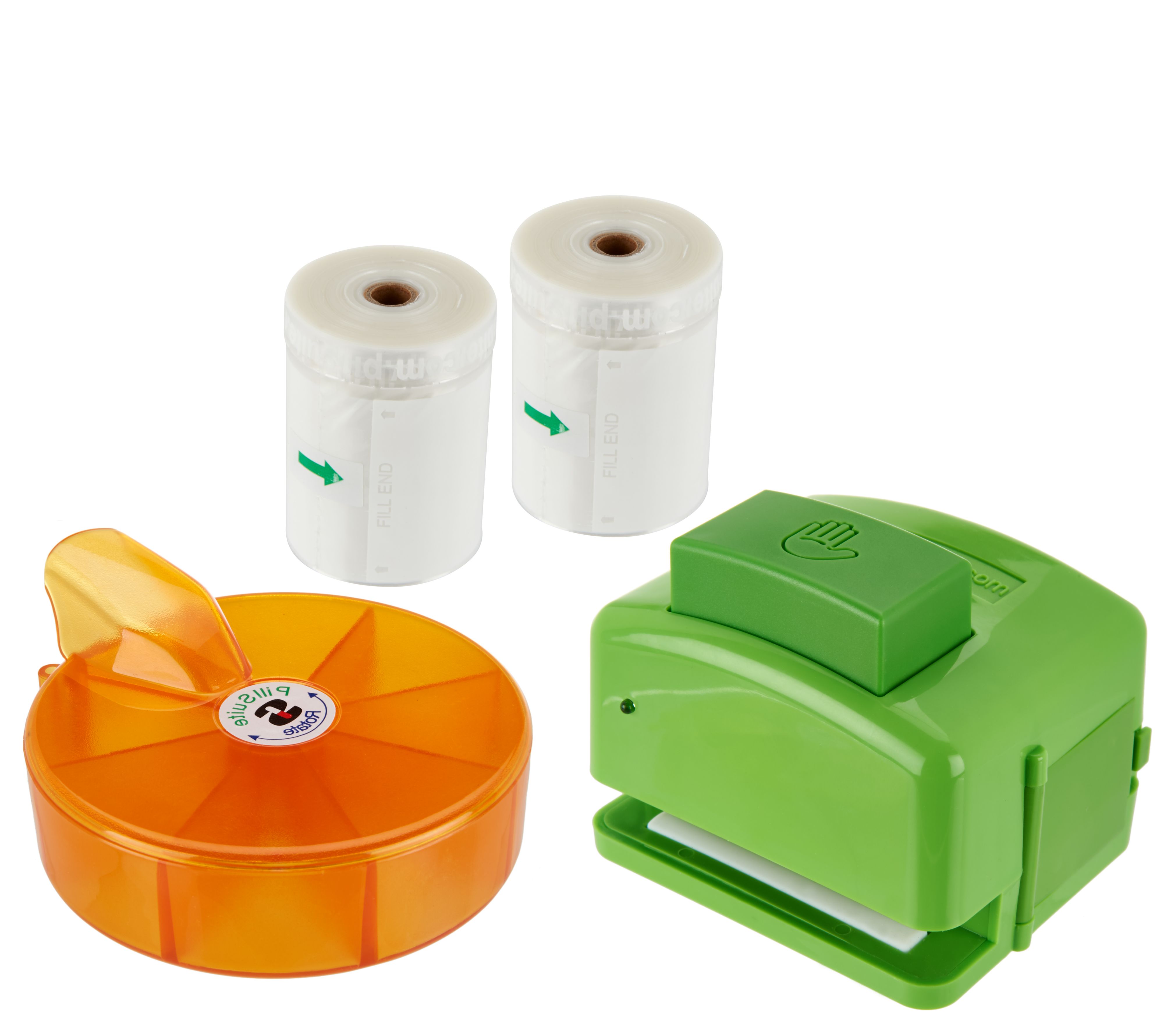 Pill Suite Personal Pill Packs with Sealer and Bags