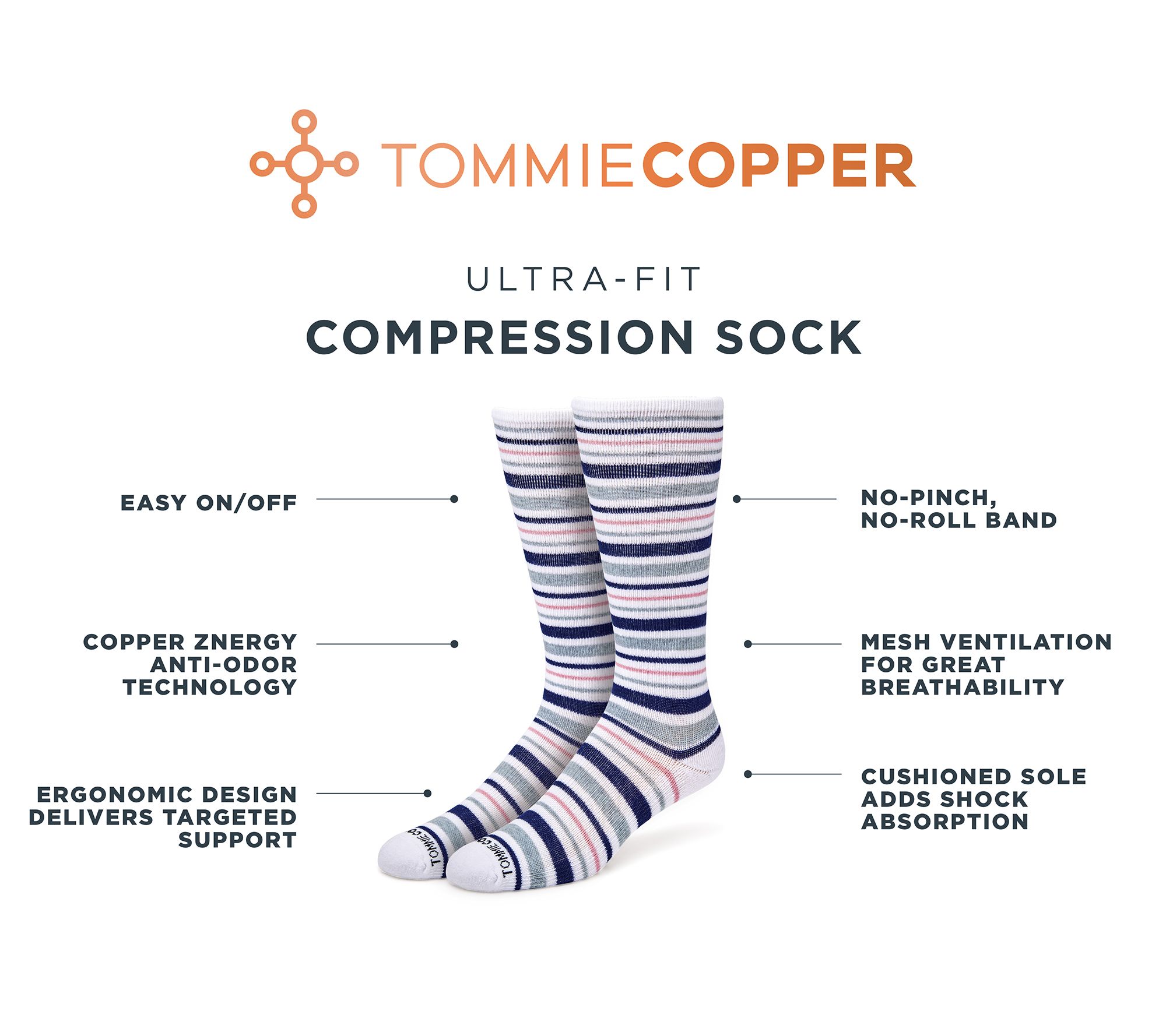 qvc copper socks