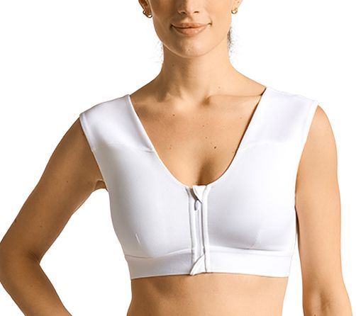 Tommie Copper Shoulder Support Comfort Bra w/ Front Zipper