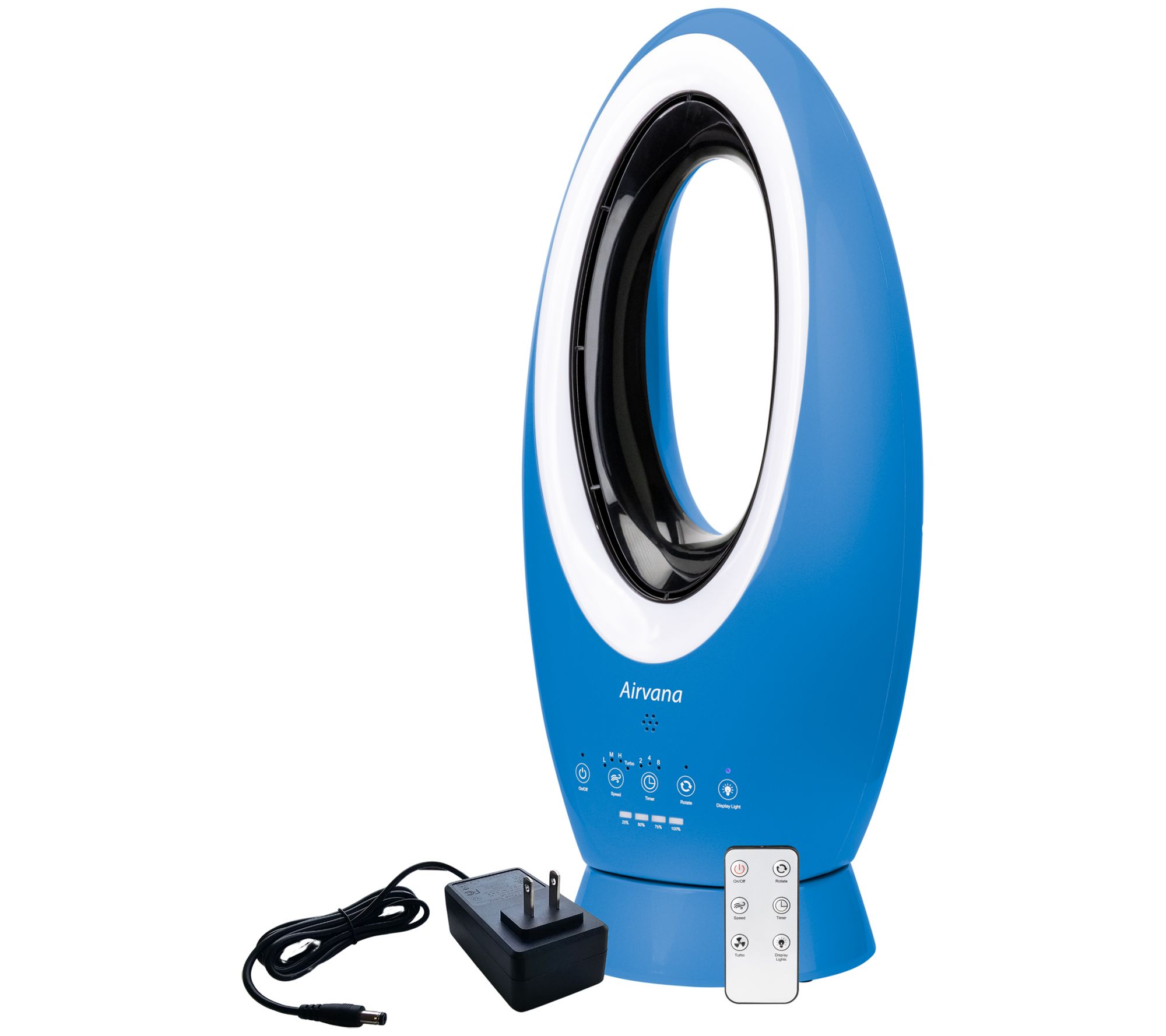 Airvana Cordless Indoor/Outdoor 4-Speed Bladeless Fan