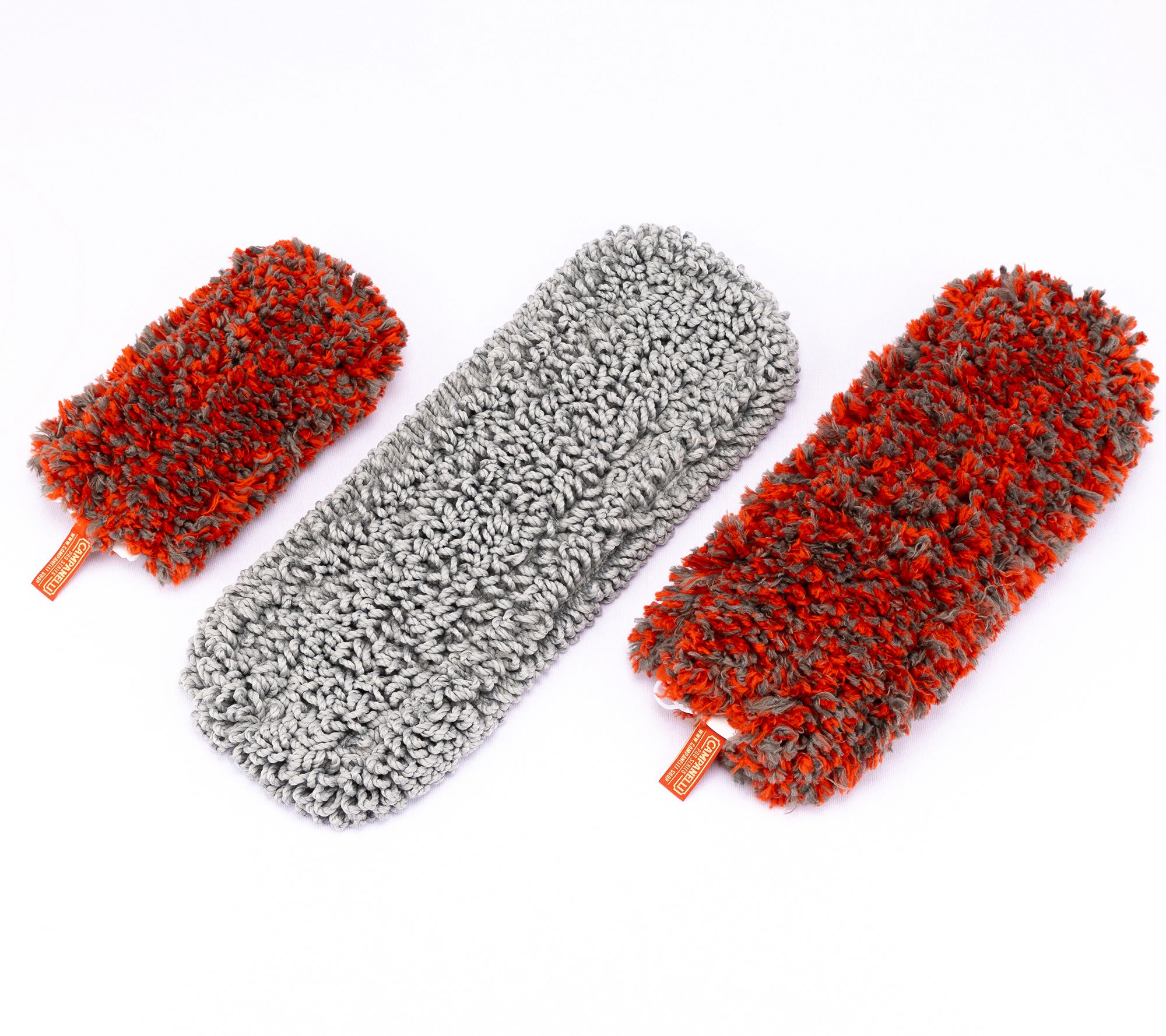 CAMPANELLI Washable Duster & Mop Head Replacement 3-Piece Set