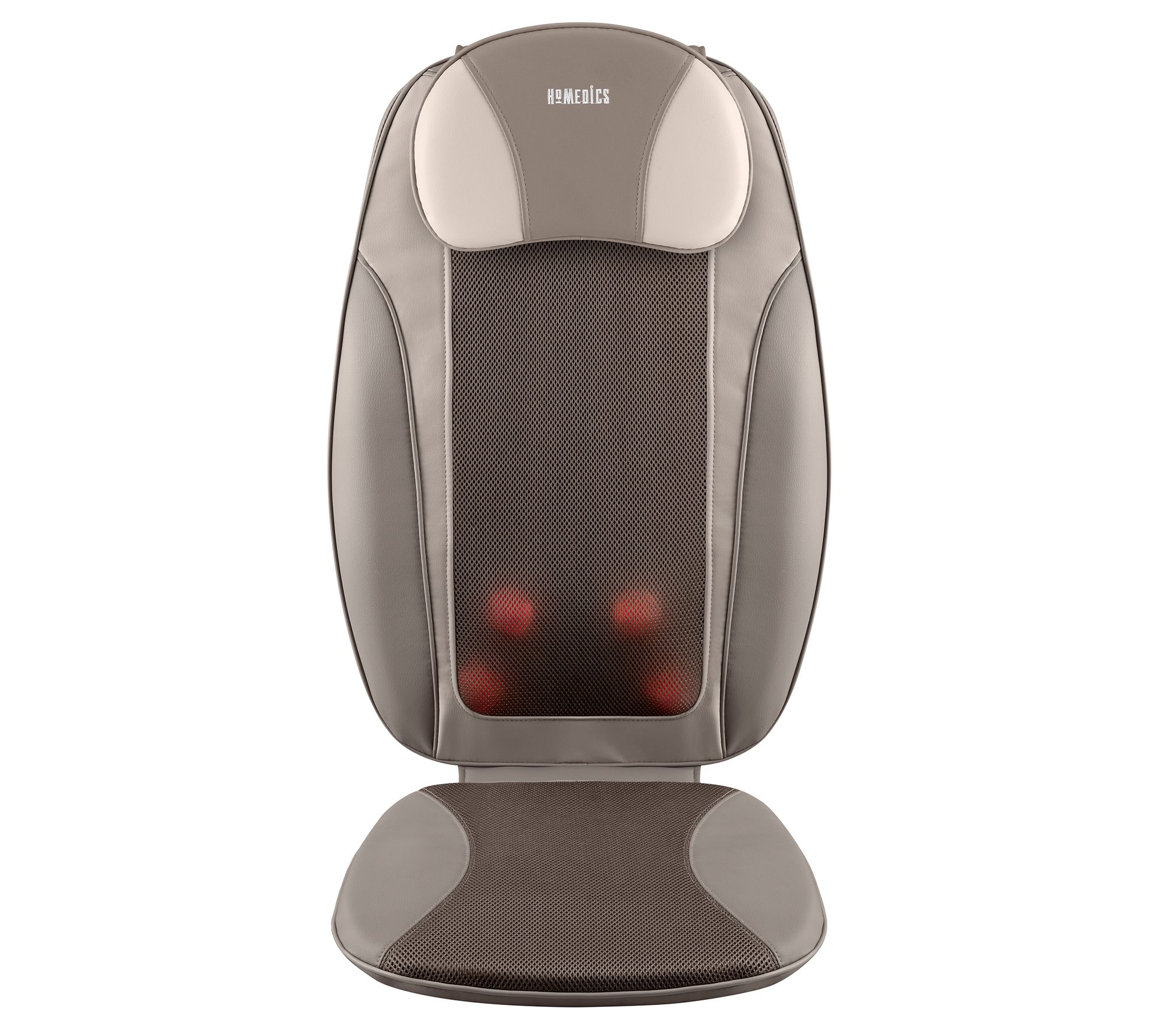 "As Is" HoMedics 3D Shiatsu Massage Chair Cushion w/Heat & Flap