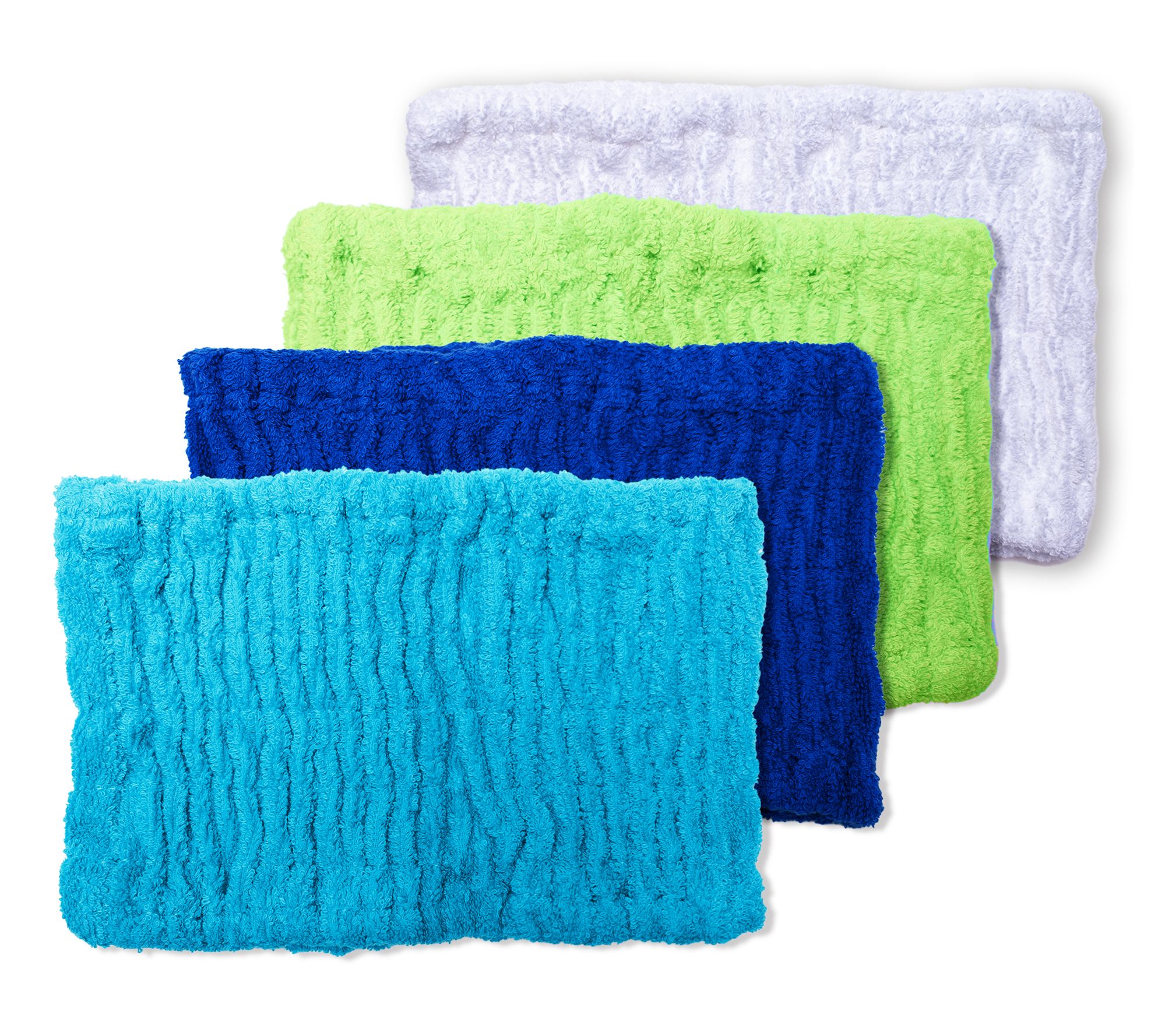 Turbie Twist Set of 4 Solid Color 100% Cotton Hair Bands