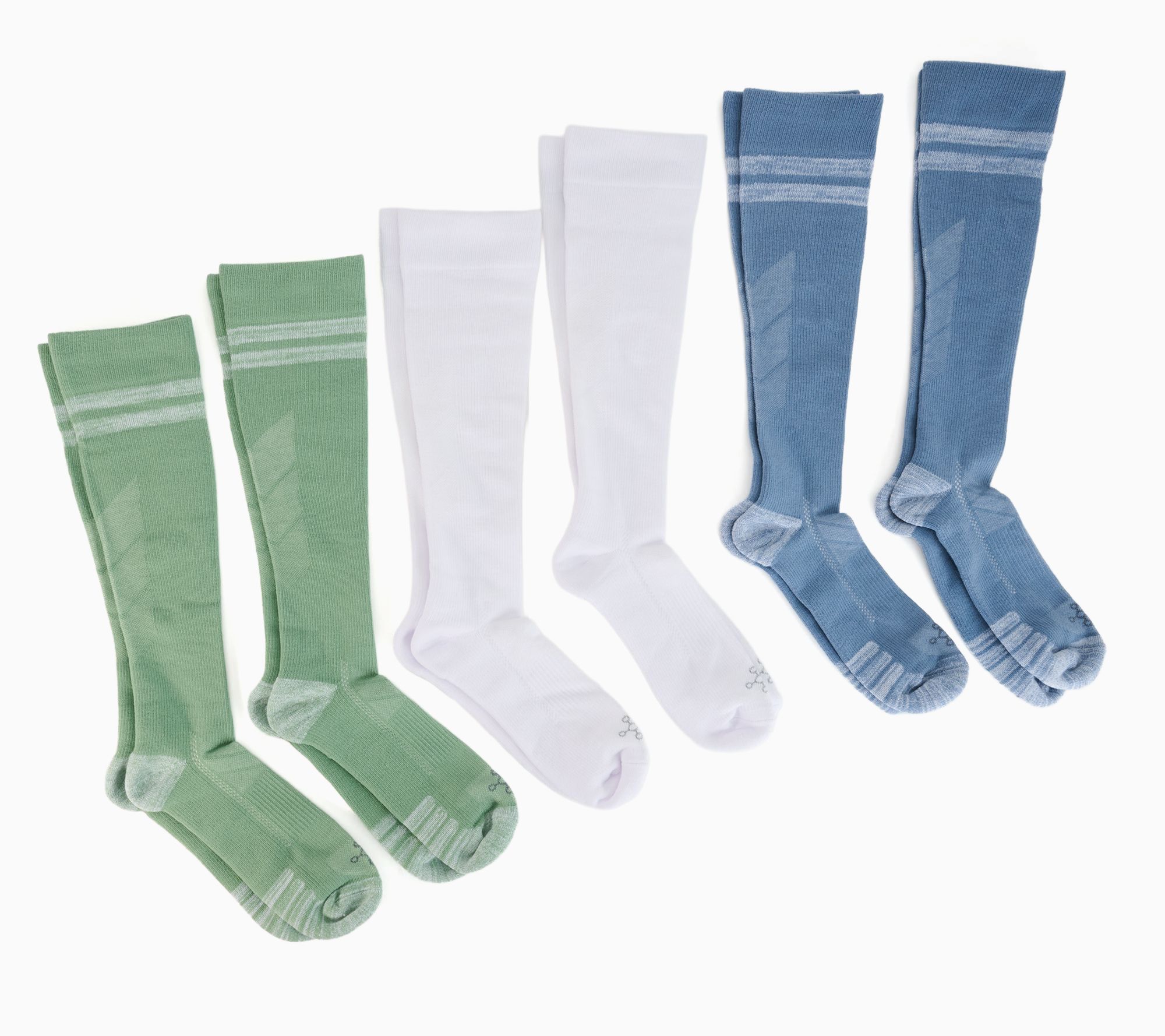 Tommie Copper Set of 6 Ultralite Microfiber Socks OTC