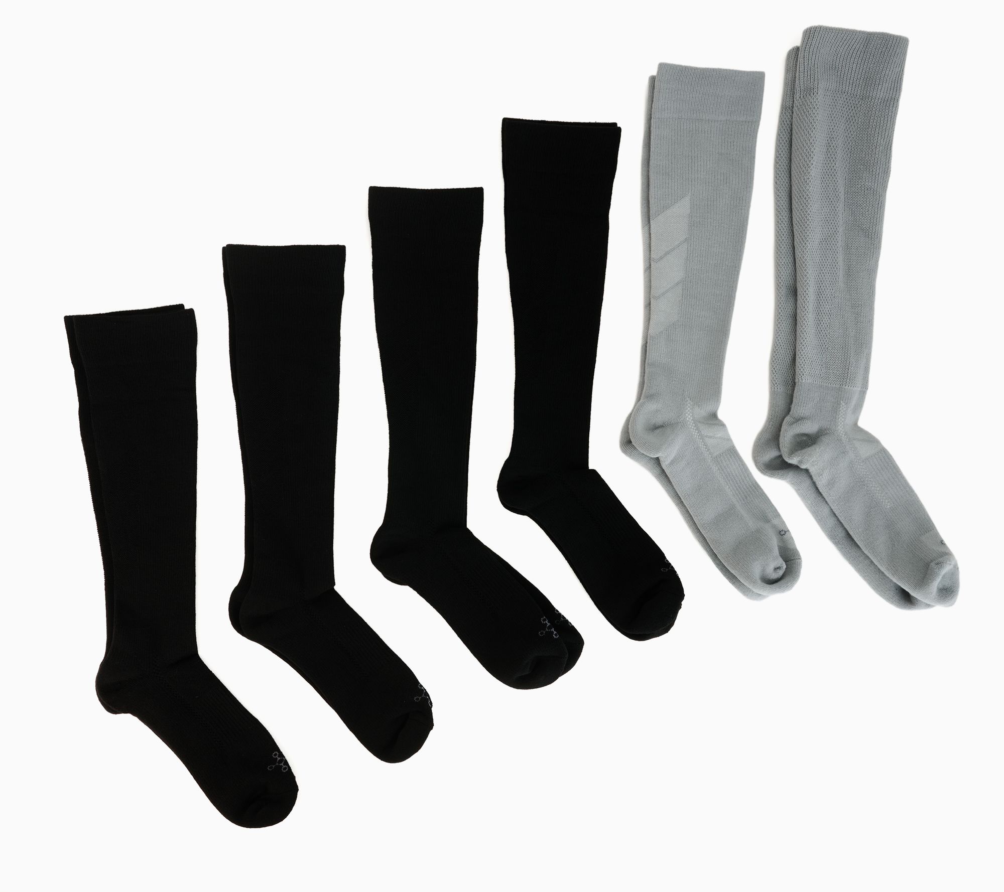 Tommie Copper Set of 6 Ultralite Microfiber Socks OTC