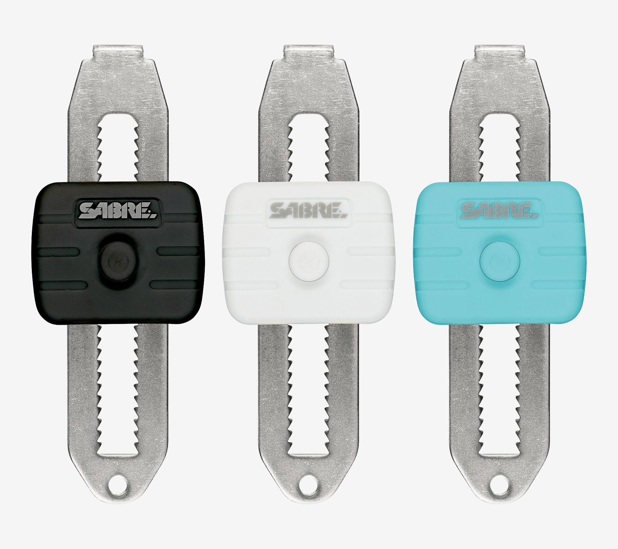 Sabre Set of 3 Compact Travel Door Locks with Gift Boxes