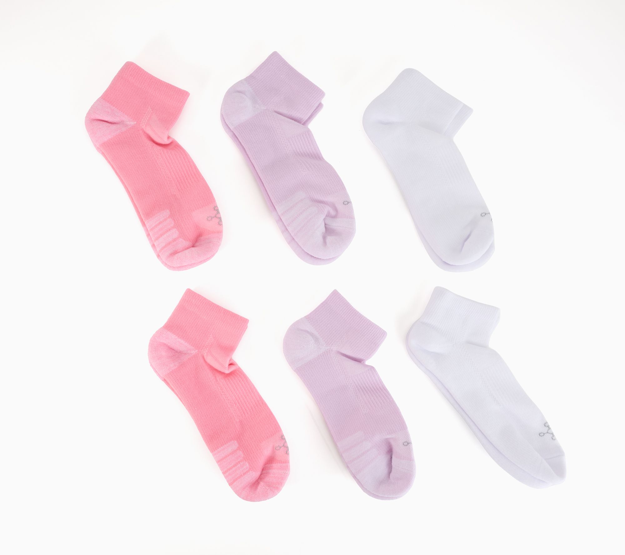 Tommie Copper Set of 6 Ultralite Microfiber Ankle Socks