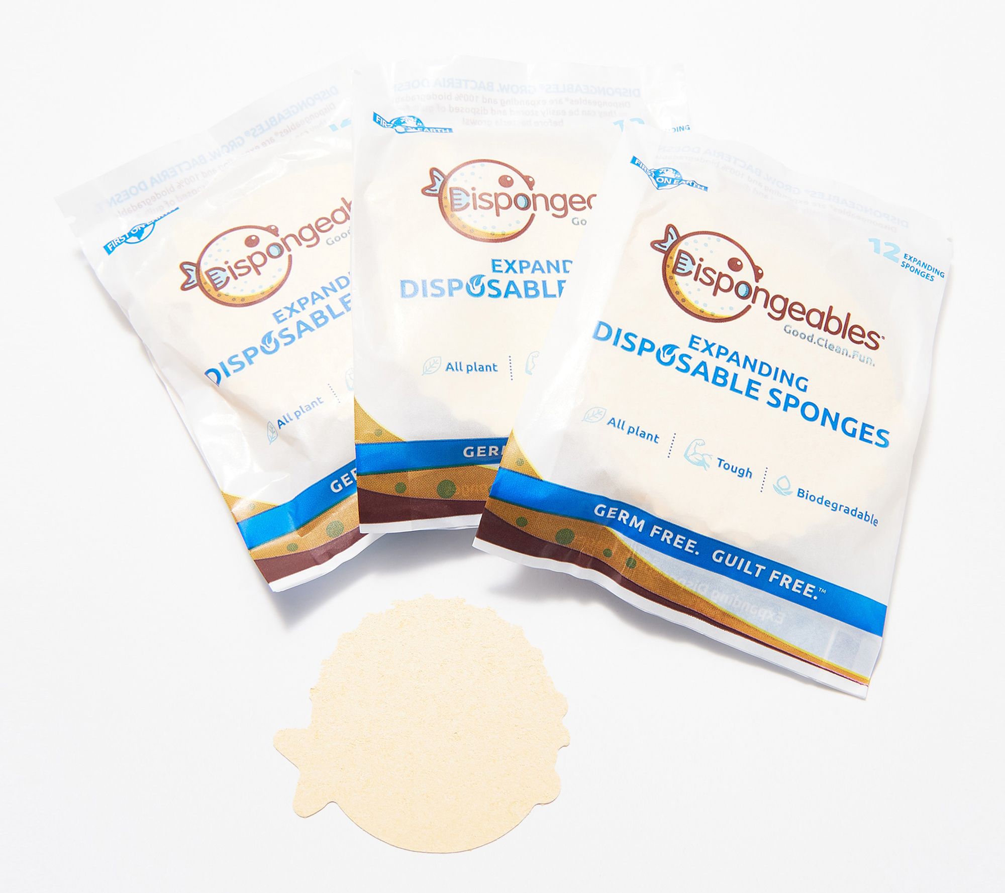 Disposable kitchen clearance sponges