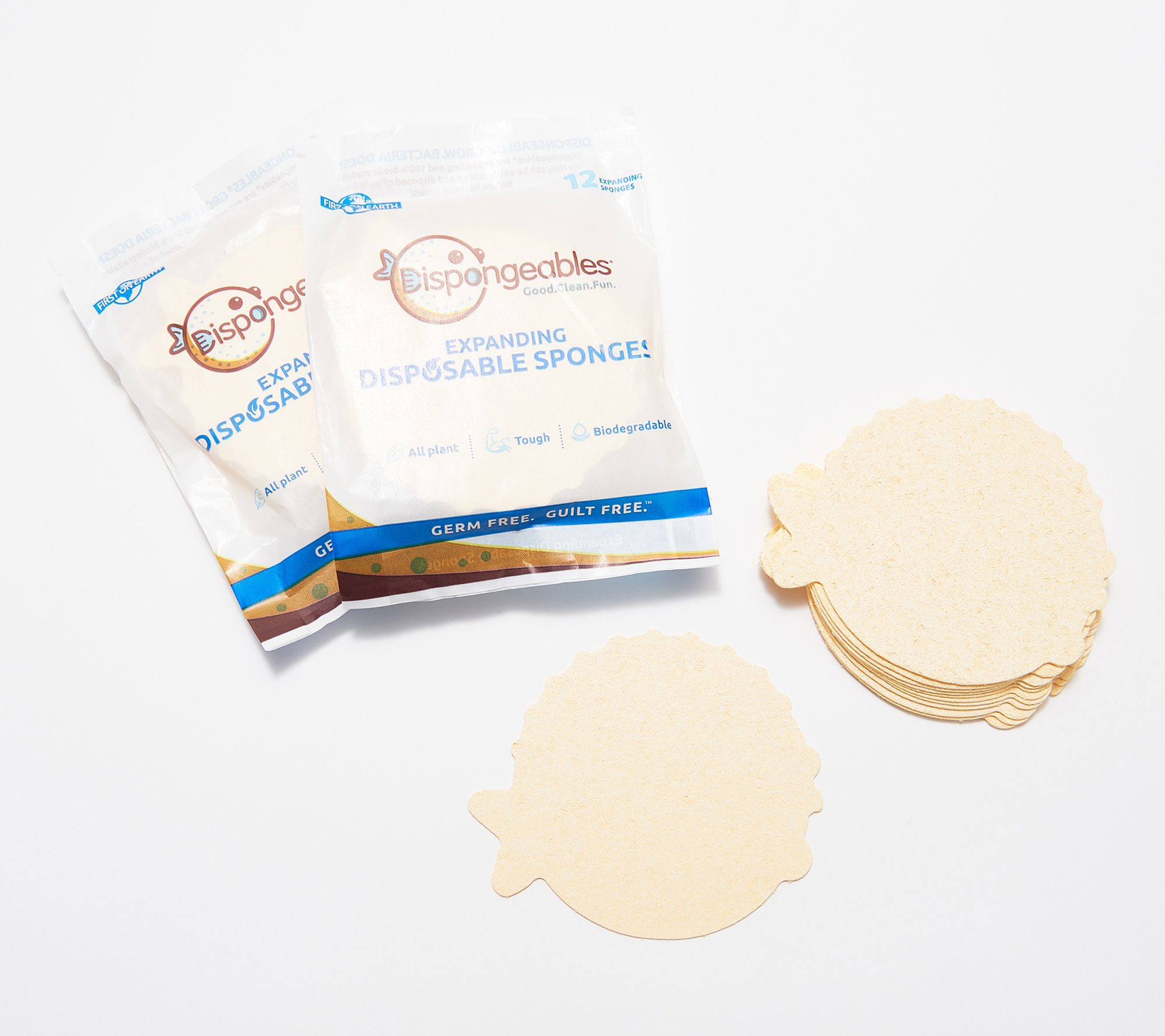 Dispongeables 36Piece Expanding Kitchen Sponges